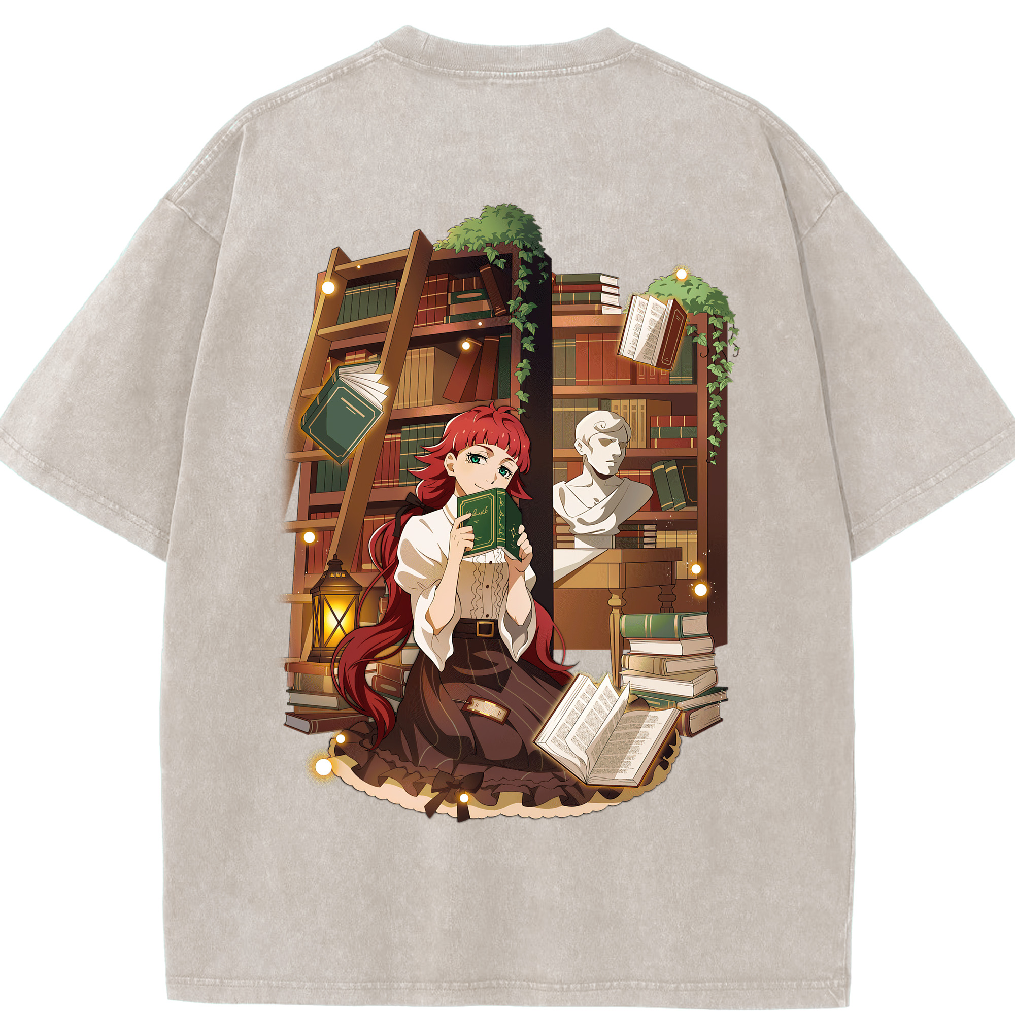 （画像用） 文豪ストレイドッグス Bungo Stray Dogs 綿100% ヴィンテージ風 半袖Tシャツ（背面プリント）