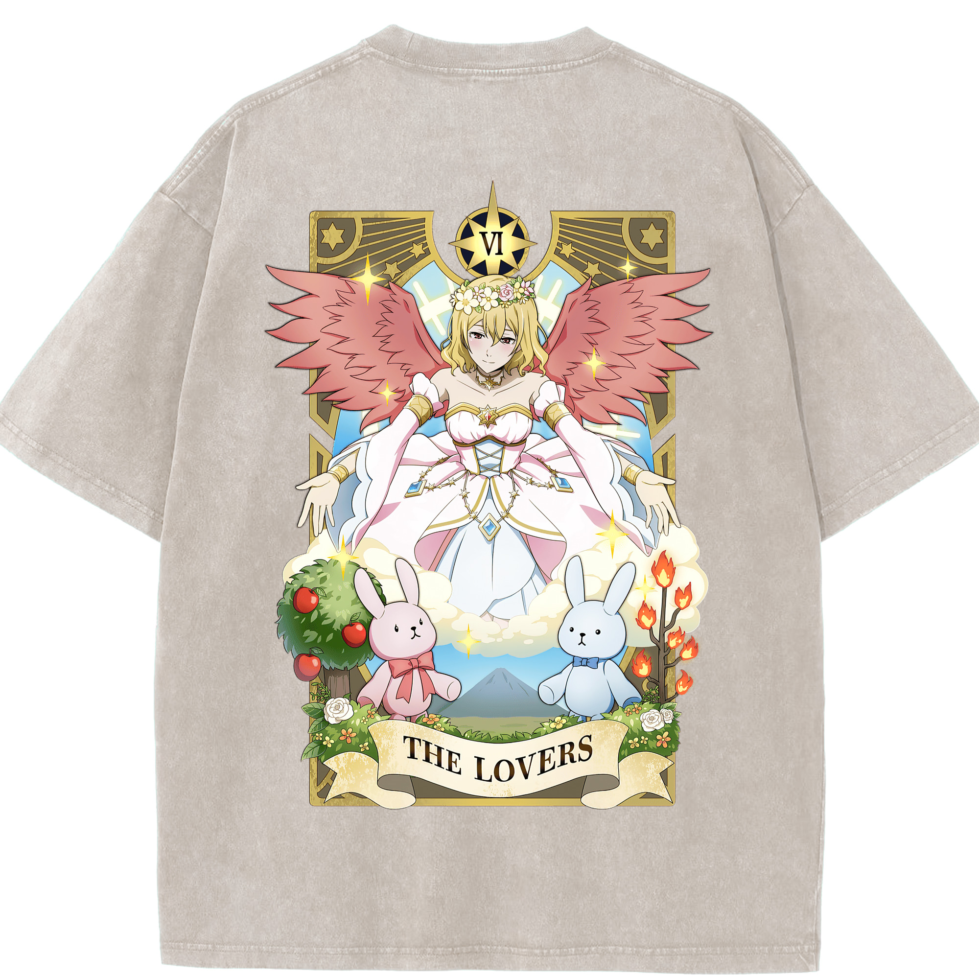 （画像用） 文豪ストレイドッグス Bungo Stray Dogs 綿100% ヴィンテージ風 半袖Tシャツ（背面プリント）