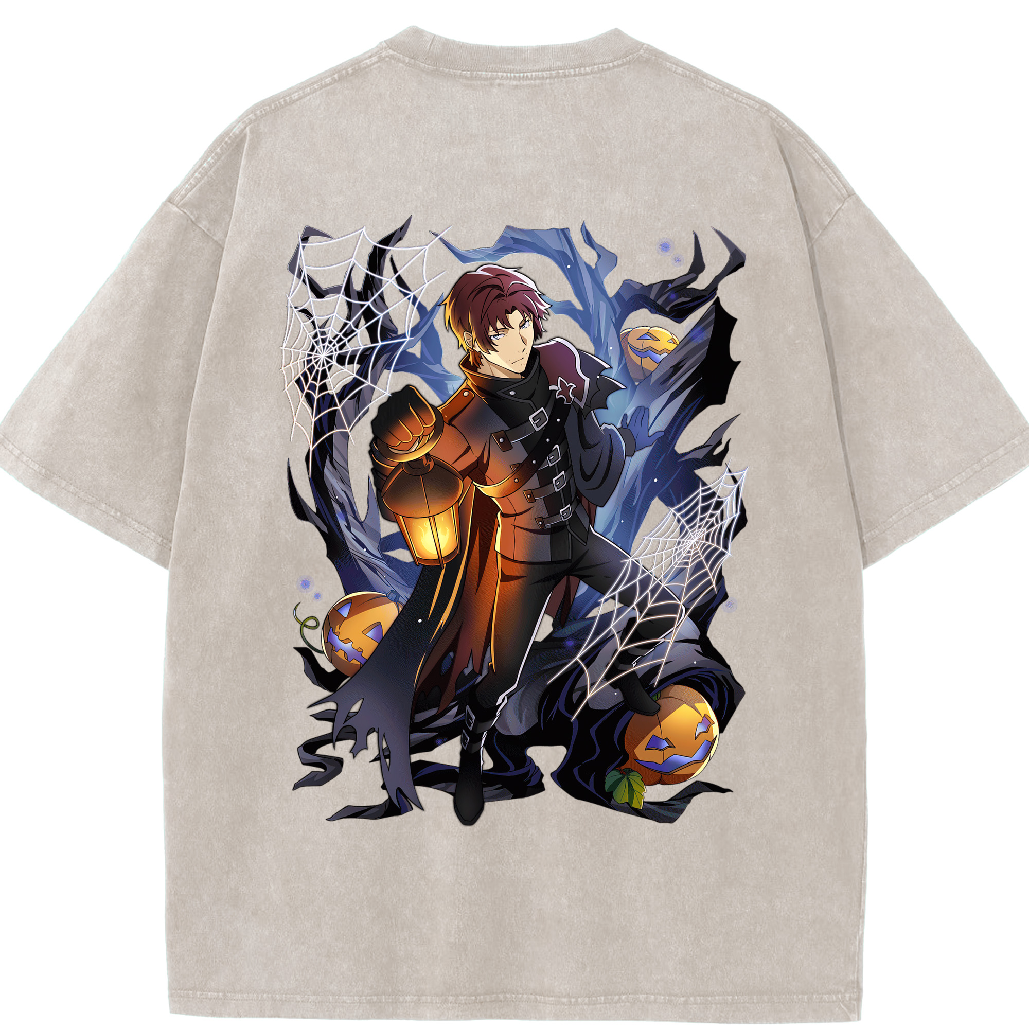 （画像用） 文豪ストレイドッグス Bungo Stray Dogs 綿100% ヴィンテージ風 半袖Tシャツ（背面プリント）