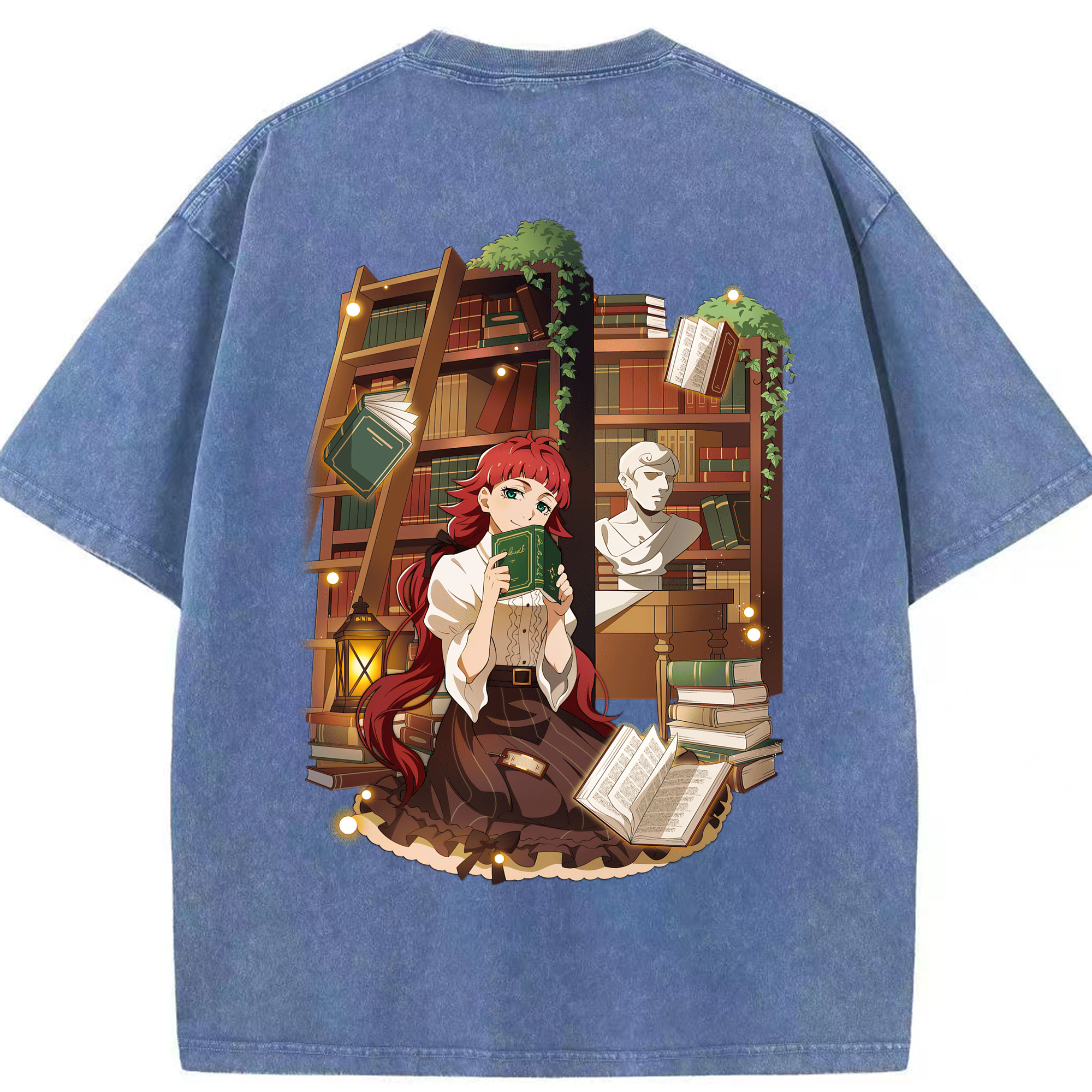 （画像用） 文豪ストレイドッグス Bungo Stray Dogs 綿100% ヴィンテージ風 半袖Tシャツ（背面プリント）