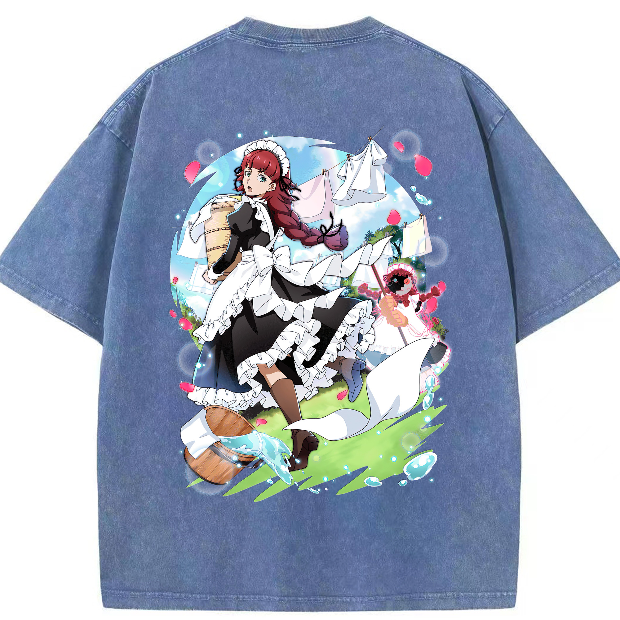 （画像用） 文豪ストレイドッグス Bungo Stray Dogs 綿100% ヴィンテージ風 半袖Tシャツ（背面プリント）