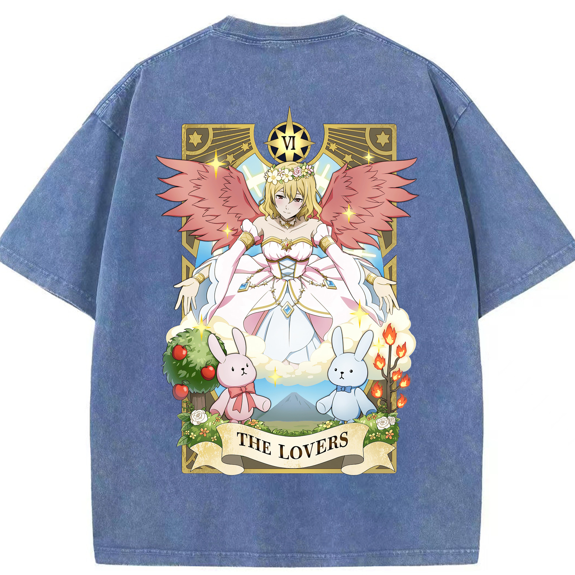 （画像用） 文豪ストレイドッグス Bungo Stray Dogs 綿100% ヴィンテージ風 半袖Tシャツ（背面プリント）