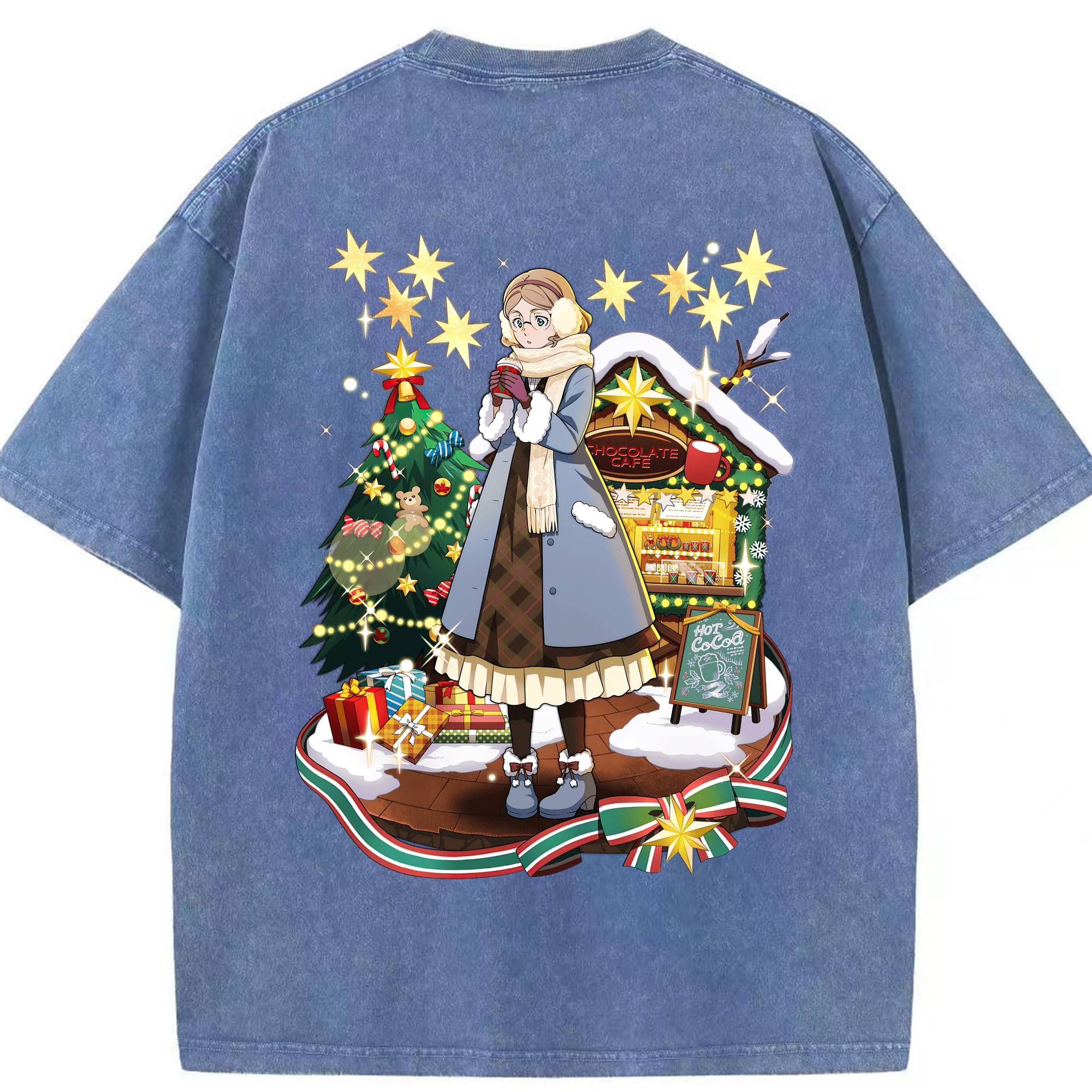 （画像用） 文豪ストレイドッグス Bungo Stray Dogs 綿100% ヴィンテージ風 半袖Tシャツ（背面プリント）