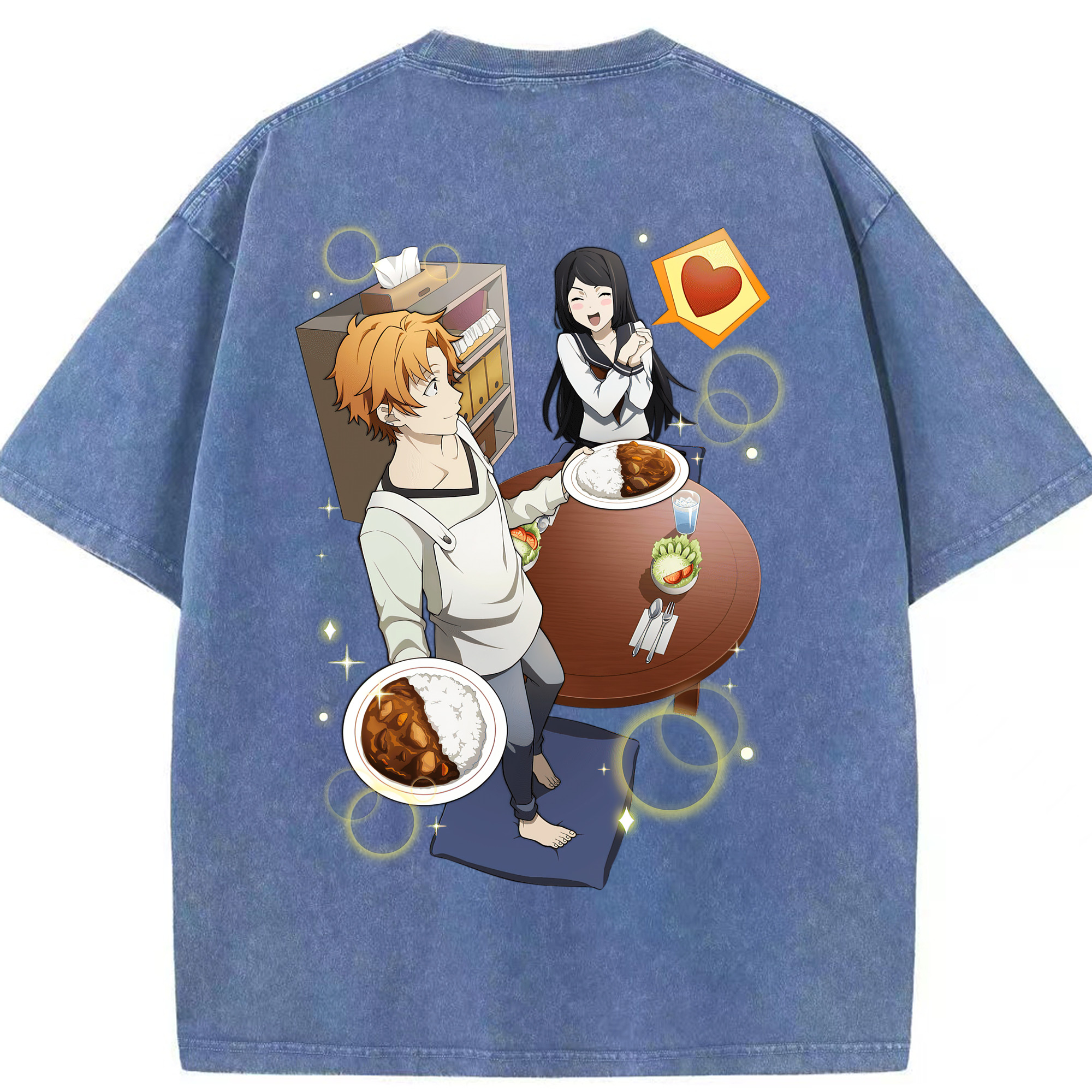 （画像用） 文豪ストレイドッグス Bungo Stray Dogs 綿100% ヴィンテージ風 半袖Tシャツ（背面プリント）