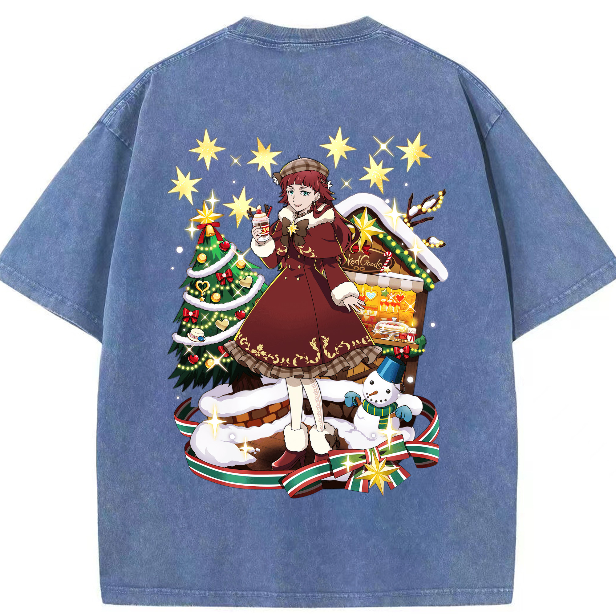 （画像用） 文豪ストレイドッグス Bungo Stray Dogs 綿100% ヴィンテージ風 半袖Tシャツ（背面プリント）