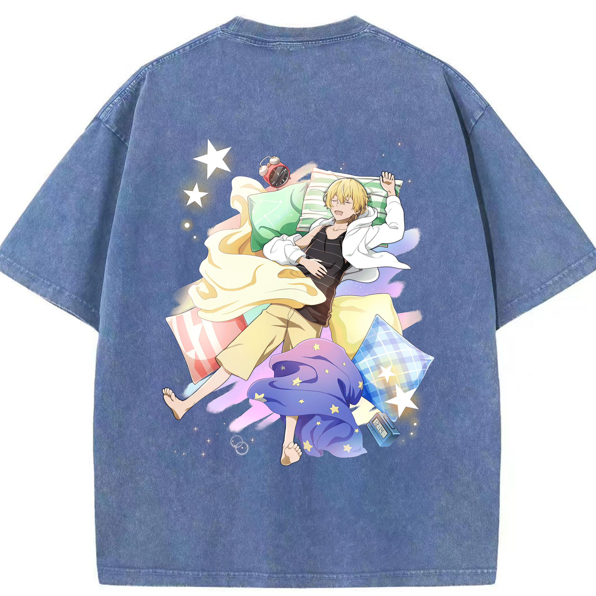 （画像用） 文豪ストレイドッグス Bungo Stray Dogs 綿100% ヴィンテージ風 半袖Tシャツ（背面プリント）