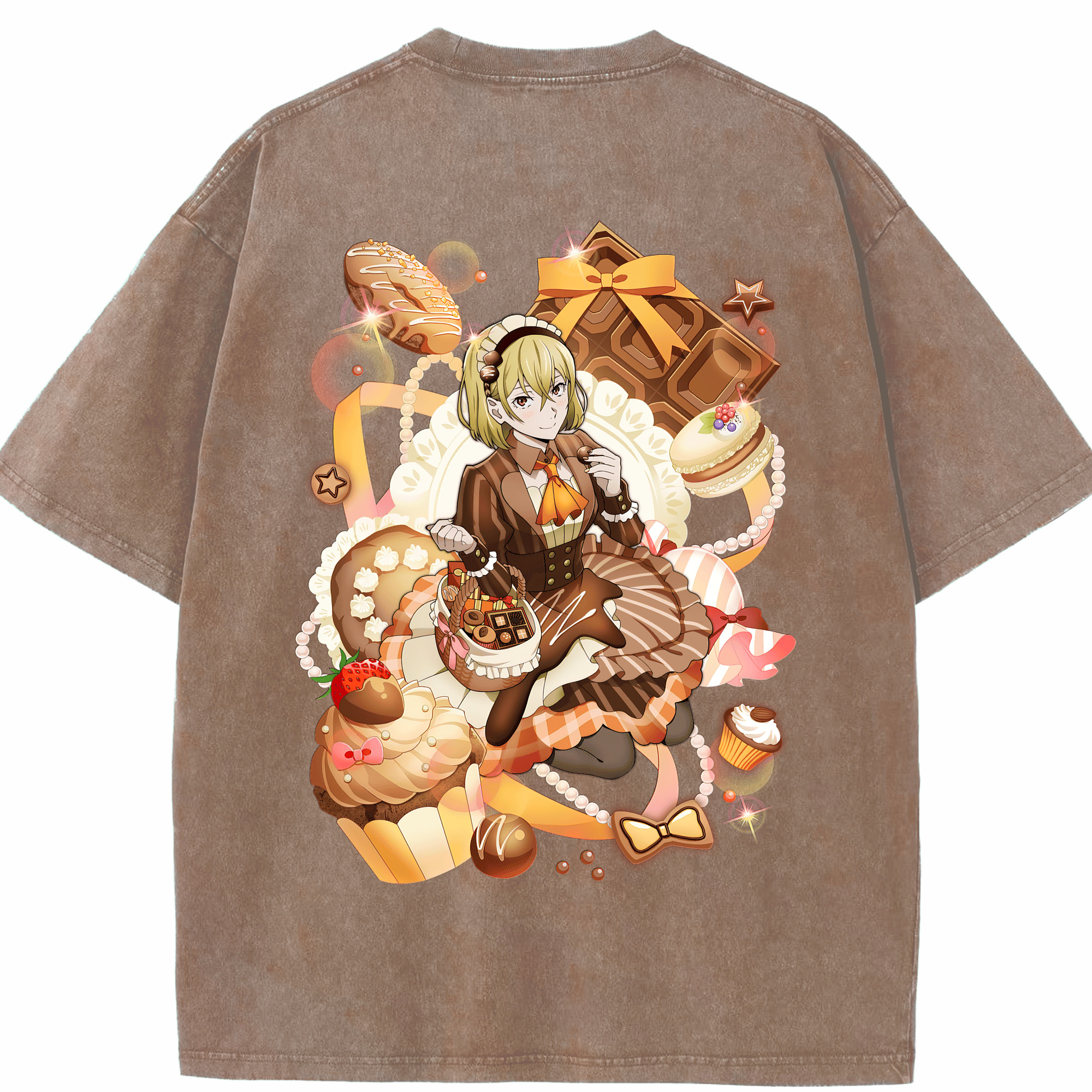 （画像用） 文豪ストレイドッグス Bungo Stray Dogs 綿100% ヴィンテージ風 半袖Tシャツ（背面プリント）