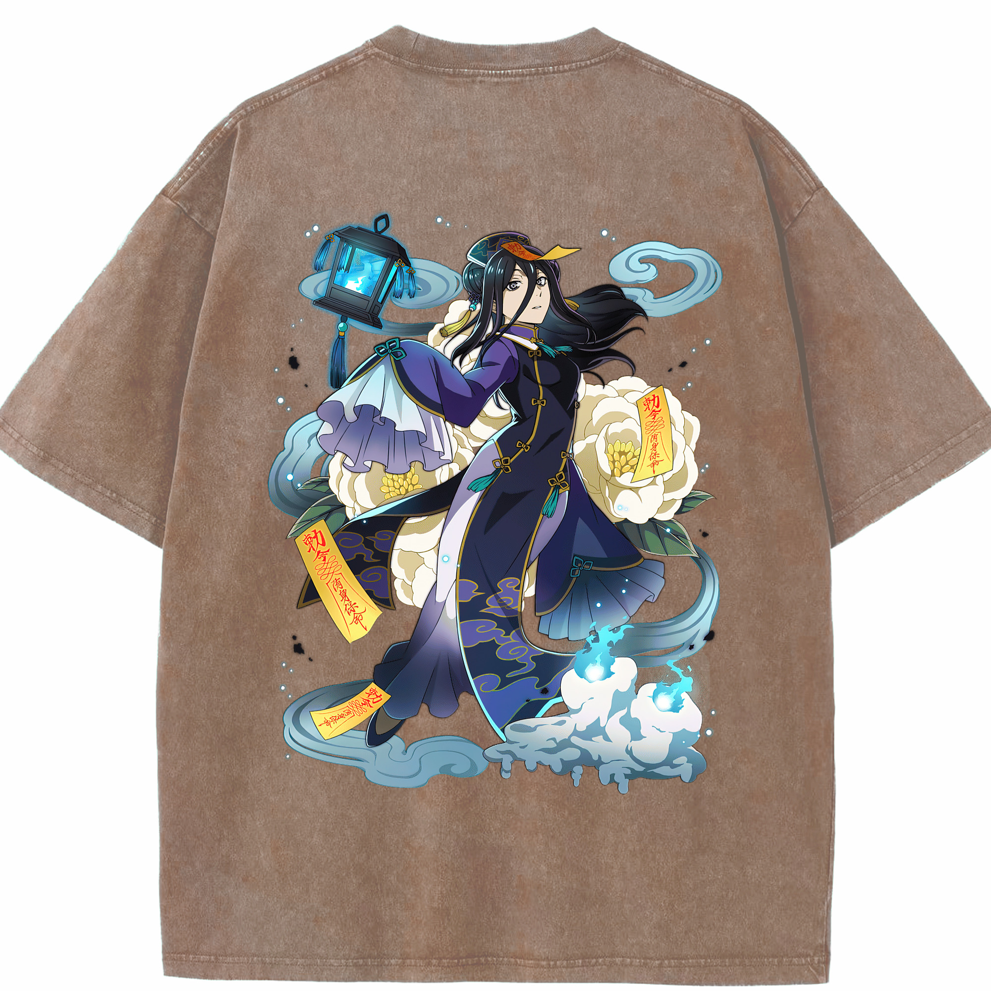 （画像用） 文豪ストレイドッグス Bungo Stray Dogs 綿100% ヴィンテージ風 半袖Tシャツ（背面プリント）