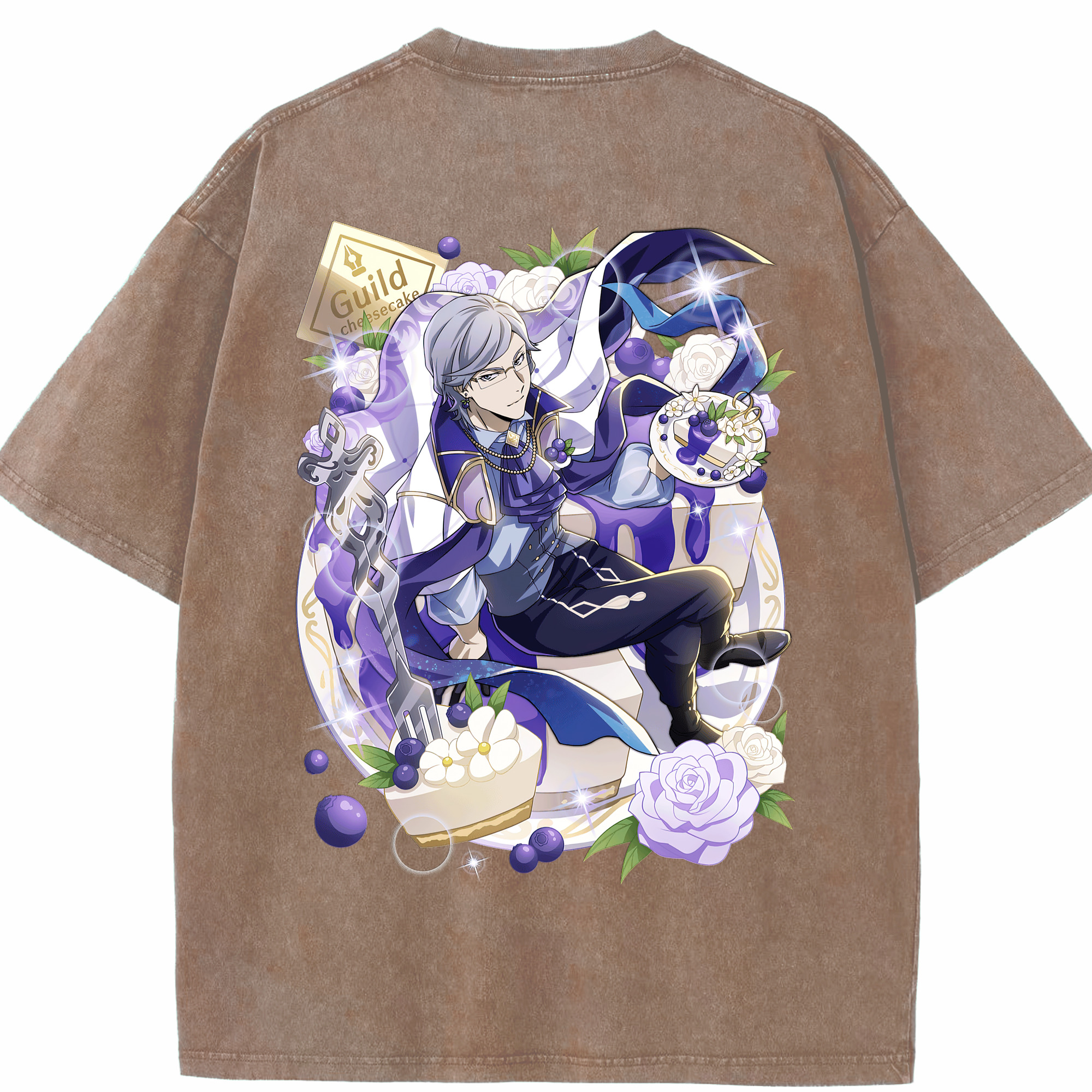 （画像用） 文豪ストレイドッグス Bungo Stray Dogs 綿100% ヴィンテージ風 半袖Tシャツ（背面プリント）