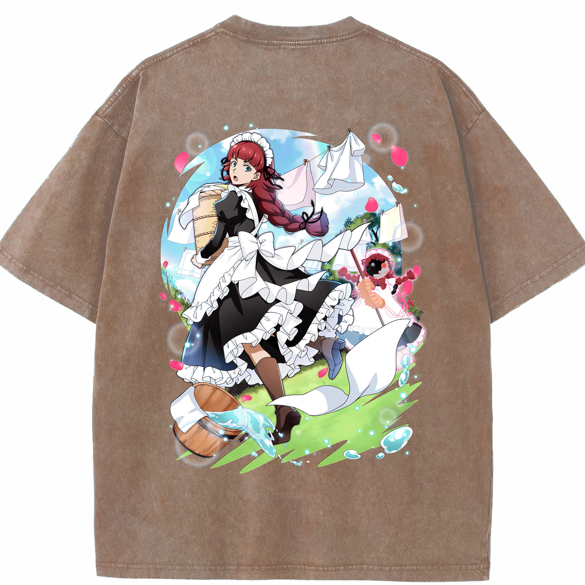 （画像用） 文豪ストレイドッグス Bungo Stray Dogs 綿100% ヴィンテージ風 半袖Tシャツ（背面プリント）
