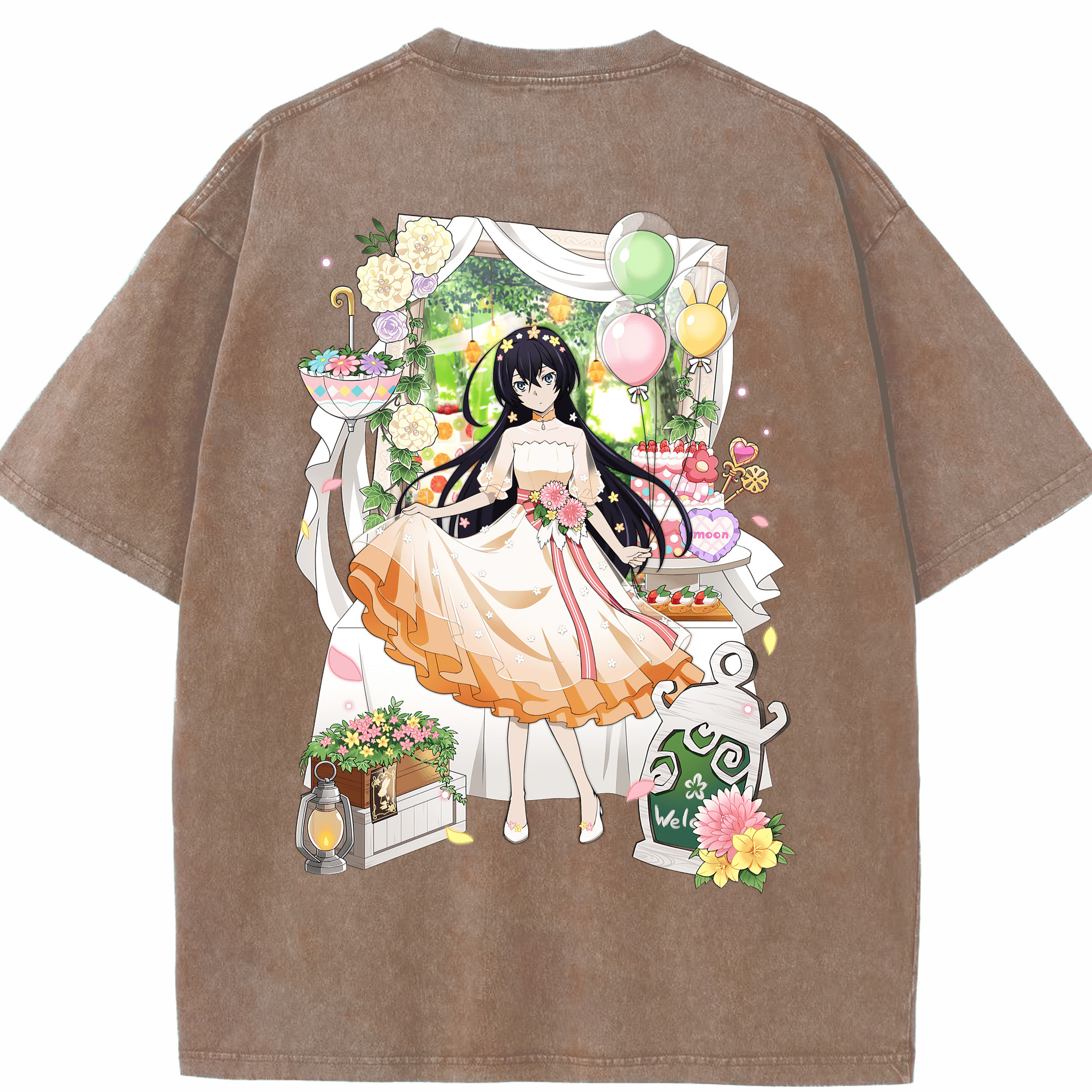（画像用） 文豪ストレイドッグス Bungo Stray Dogs 綿100% ヴィンテージ風 半袖Tシャツ（背面プリント）