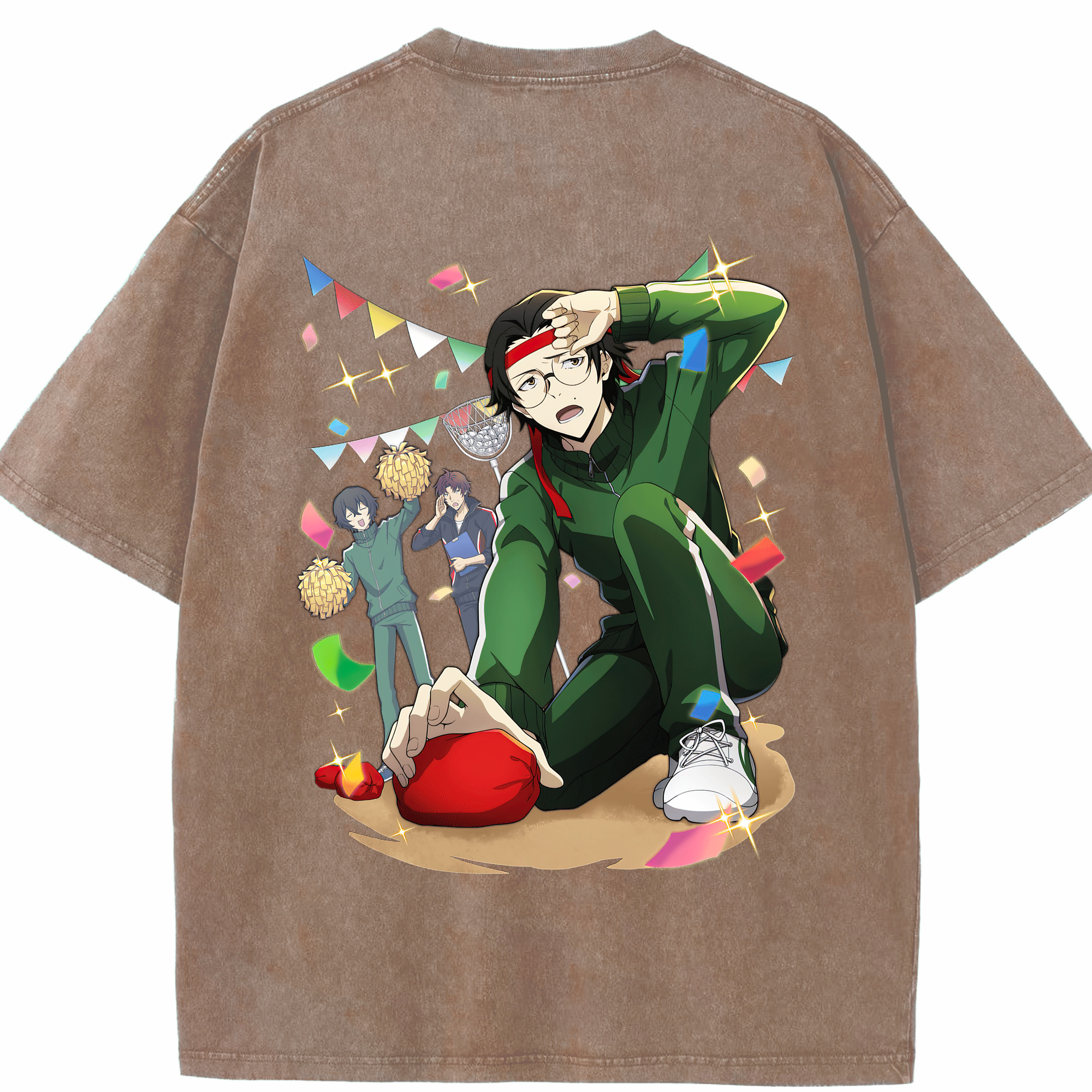 （画像用） 文豪ストレイドッグス Bungo Stray Dogs 綿100% ヴィンテージ風 半袖Tシャツ（背面プリント）