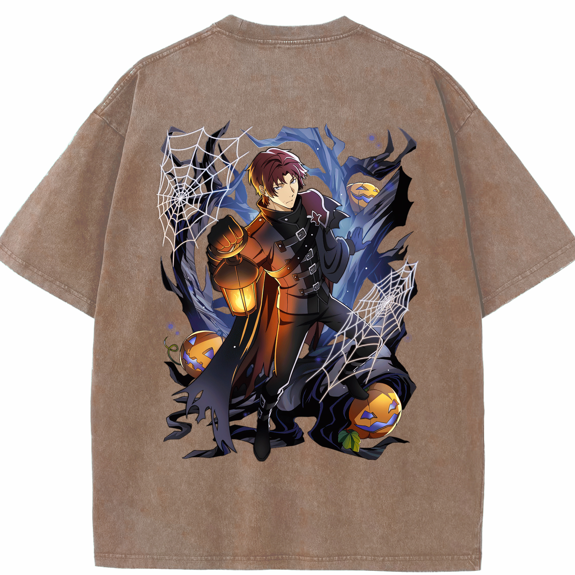 （画像用） 文豪ストレイドッグス Bungo Stray Dogs 綿100% ヴィンテージ風 半袖Tシャツ（背面プリント）