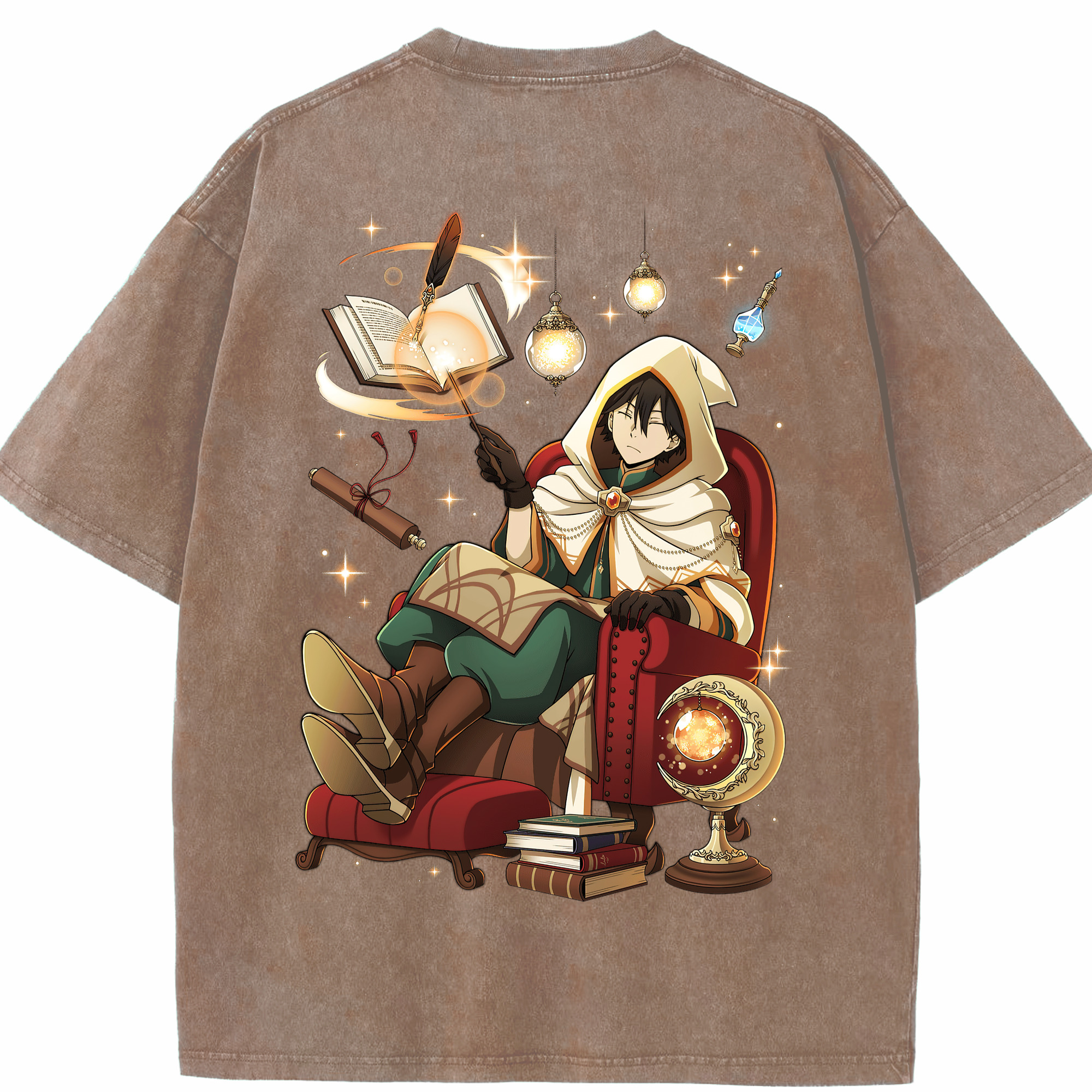 （画像用） 文豪ストレイドッグス Bungo Stray Dogs 綿100% ヴィンテージ風 半袖Tシャツ（背面プリント）