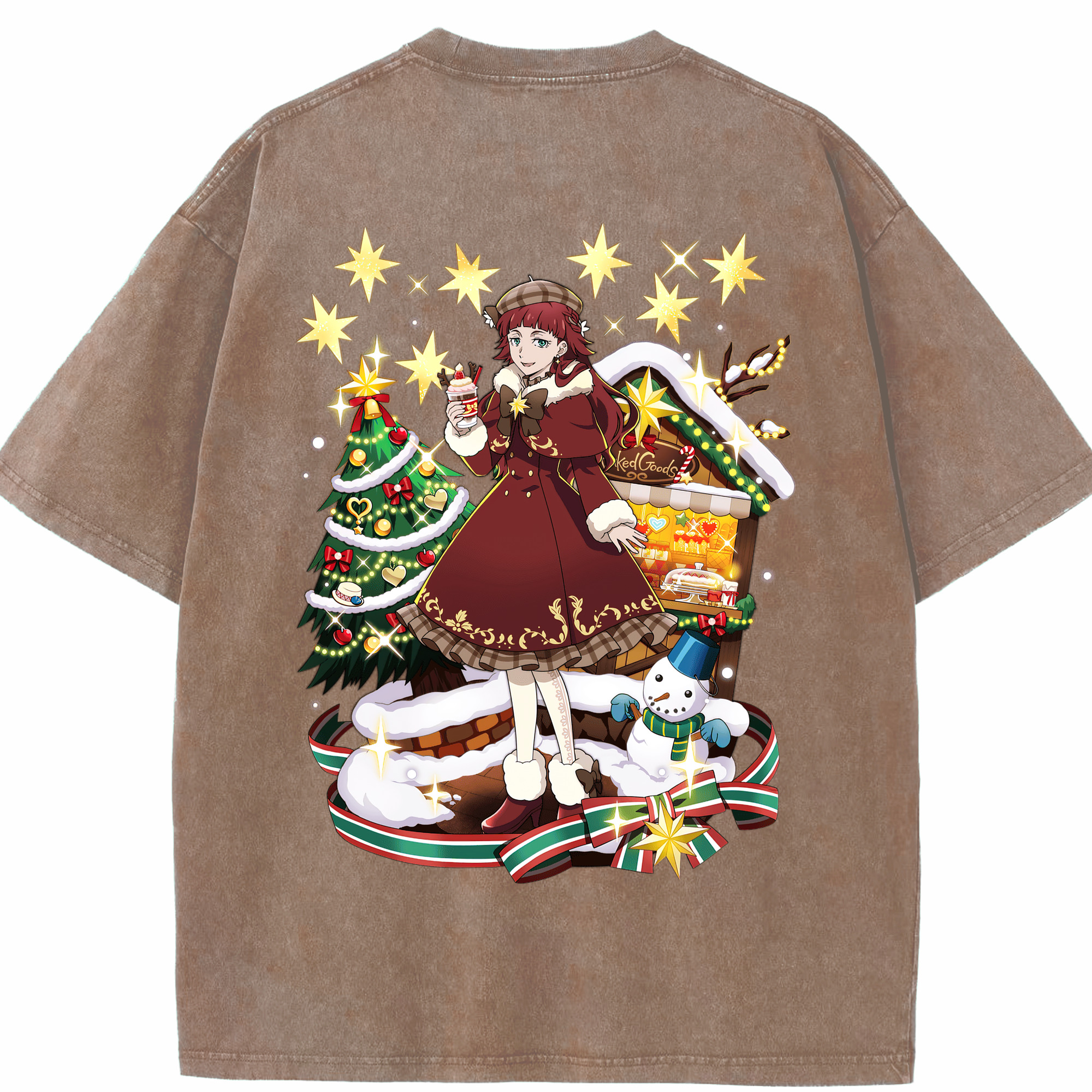 （画像用） 文豪ストレイドッグス Bungo Stray Dogs 綿100% ヴィンテージ風 半袖Tシャツ（背面プリント）
