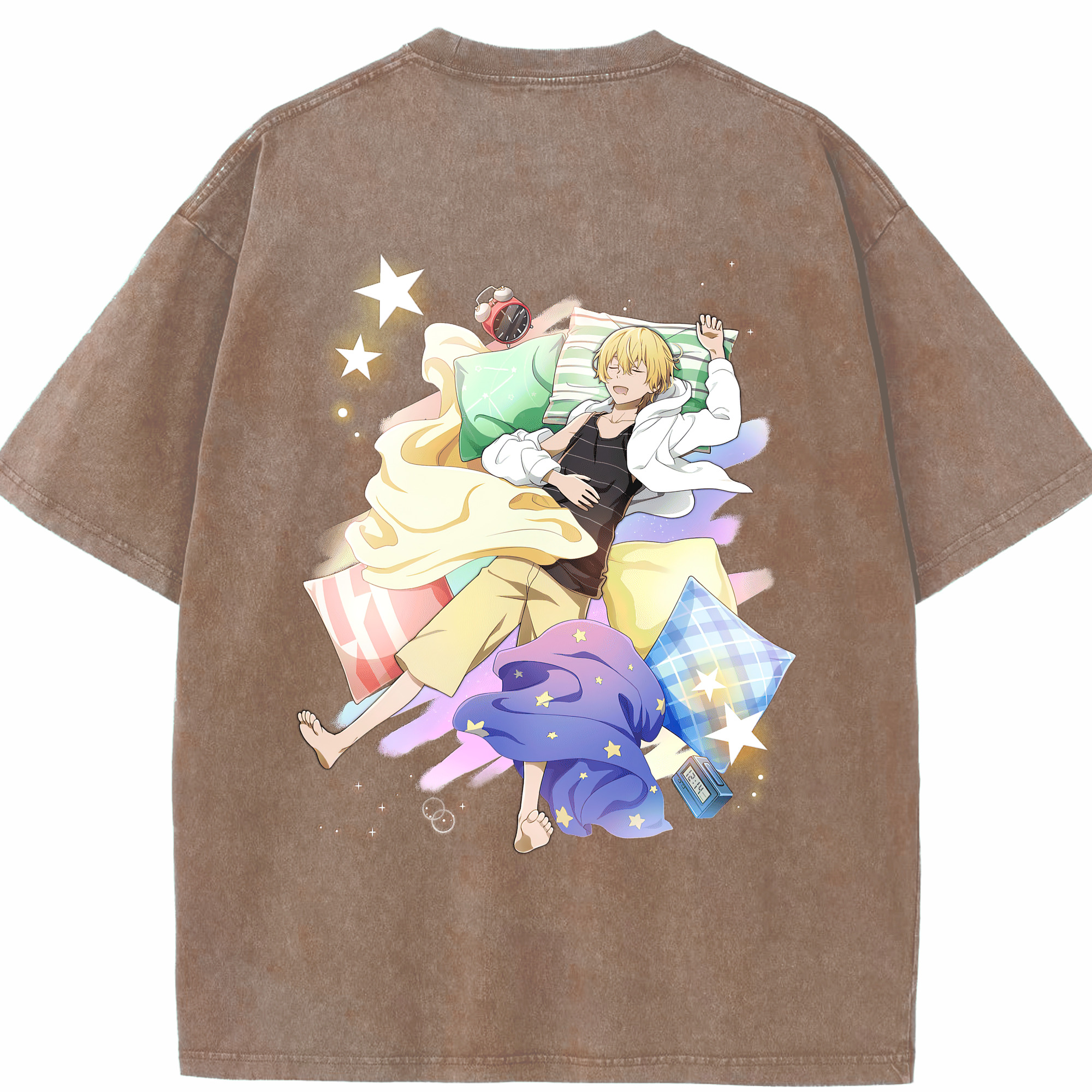 （画像用） 文豪ストレイドッグス Bungo Stray Dogs 綿100% ヴィンテージ風 半袖Tシャツ（背面プリント）