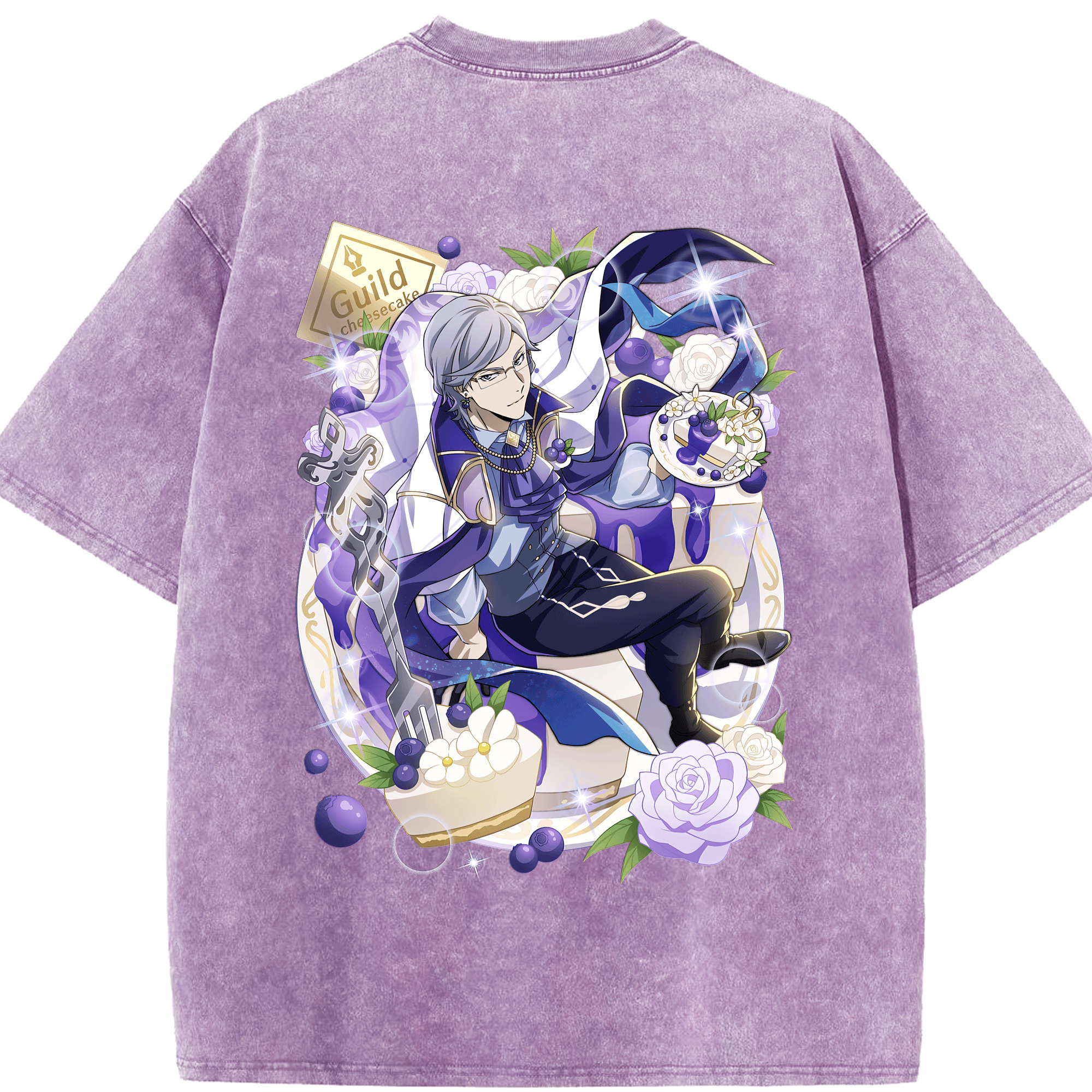 （画像用） 文豪ストレイドッグス Bungo Stray Dogs 綿100% ヴィンテージ風 半袖Tシャツ（背面プリント）