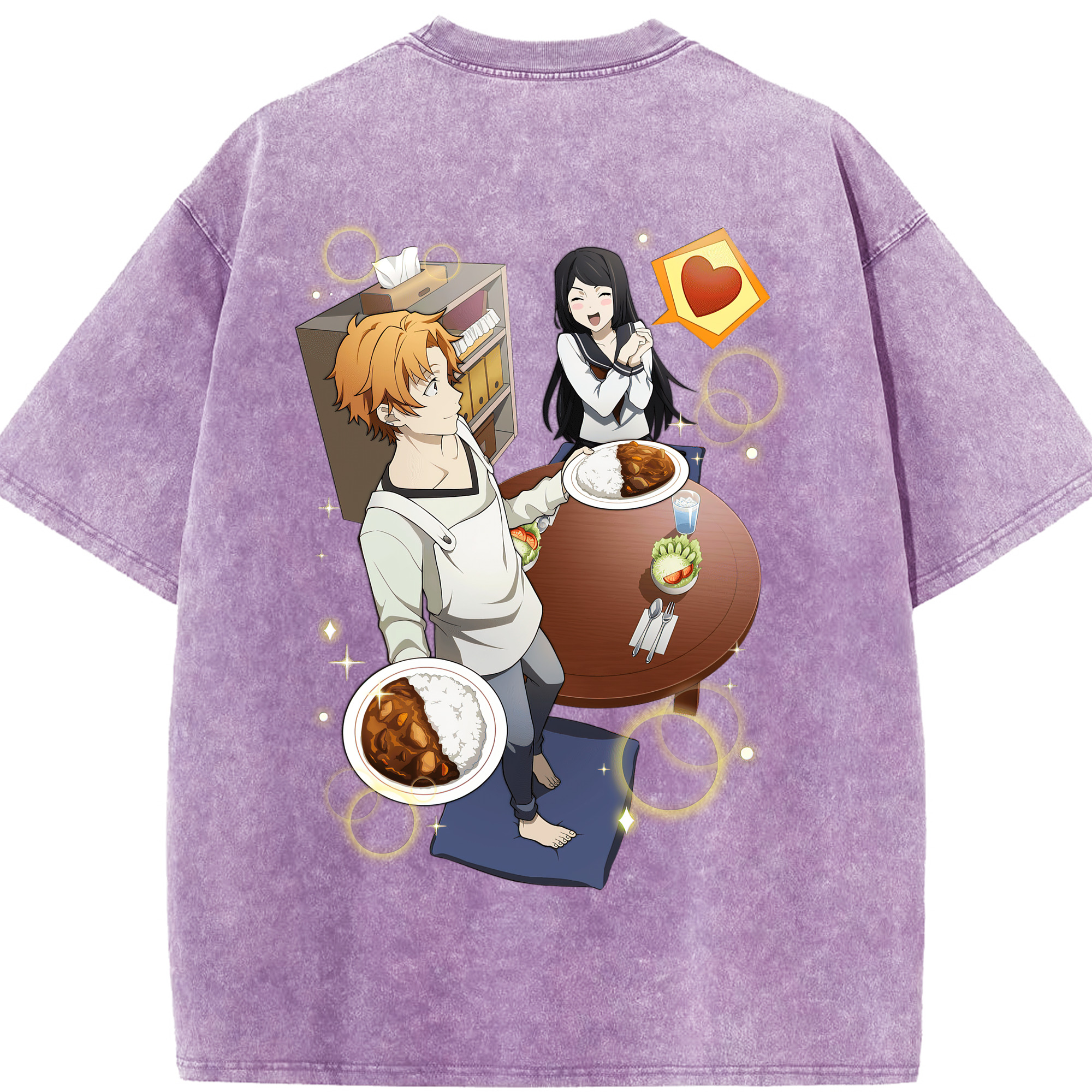 （画像用） 文豪ストレイドッグス Bungo Stray Dogs 綿100% ヴィンテージ風 半袖Tシャツ（背面プリント）