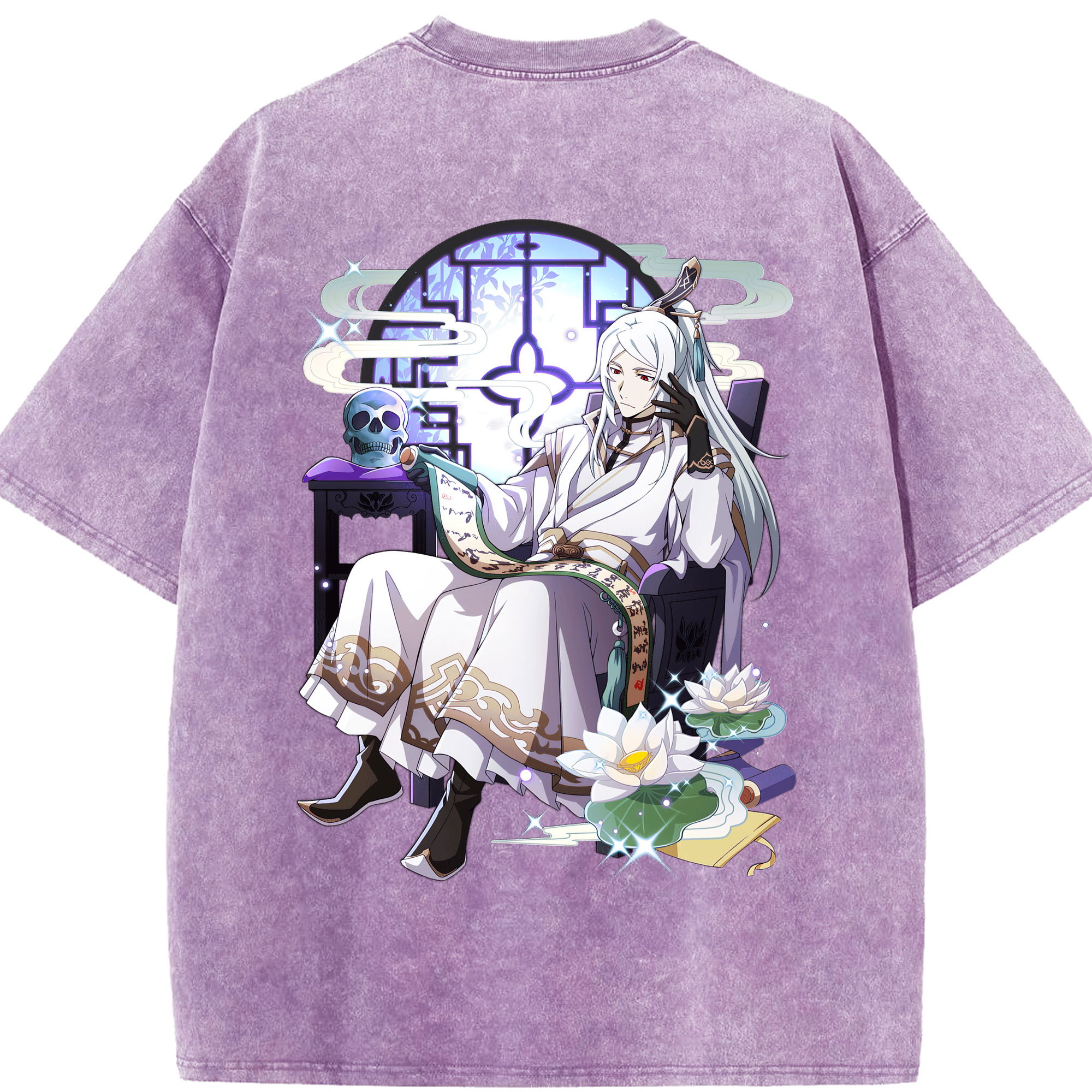 （画像用） 文豪ストレイドッグス Bungo Stray Dogs 綿100% ヴィンテージ風 半袖Tシャツ（背面プリント）
