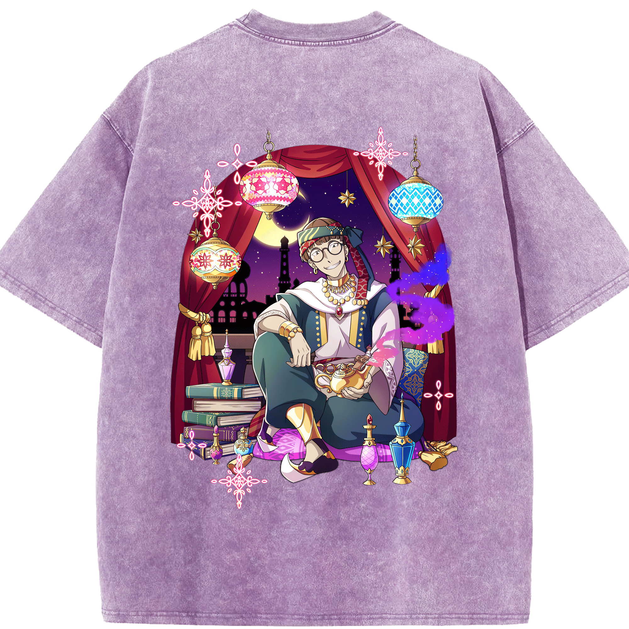 （画像用） 文豪ストレイドッグス Bungo Stray Dogs 綿100% ヴィンテージ風 半袖Tシャツ（背面プリント）