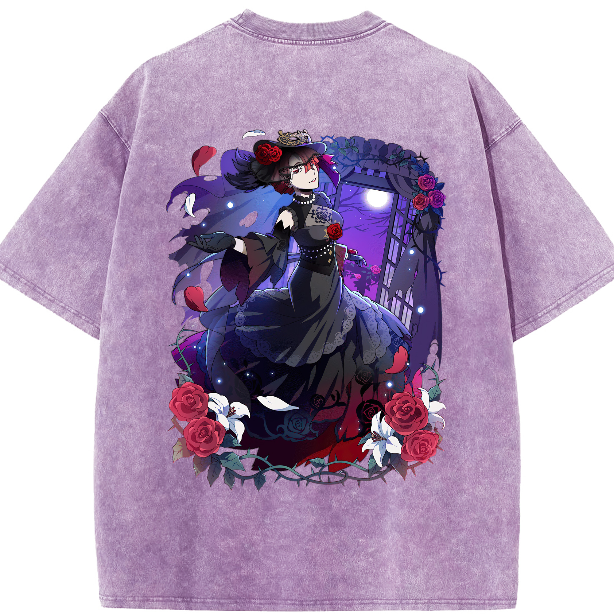 （画像用） 文豪ストレイドッグス Bungo Stray Dogs 綿100% ヴィンテージ風 半袖Tシャツ（背面プリント）