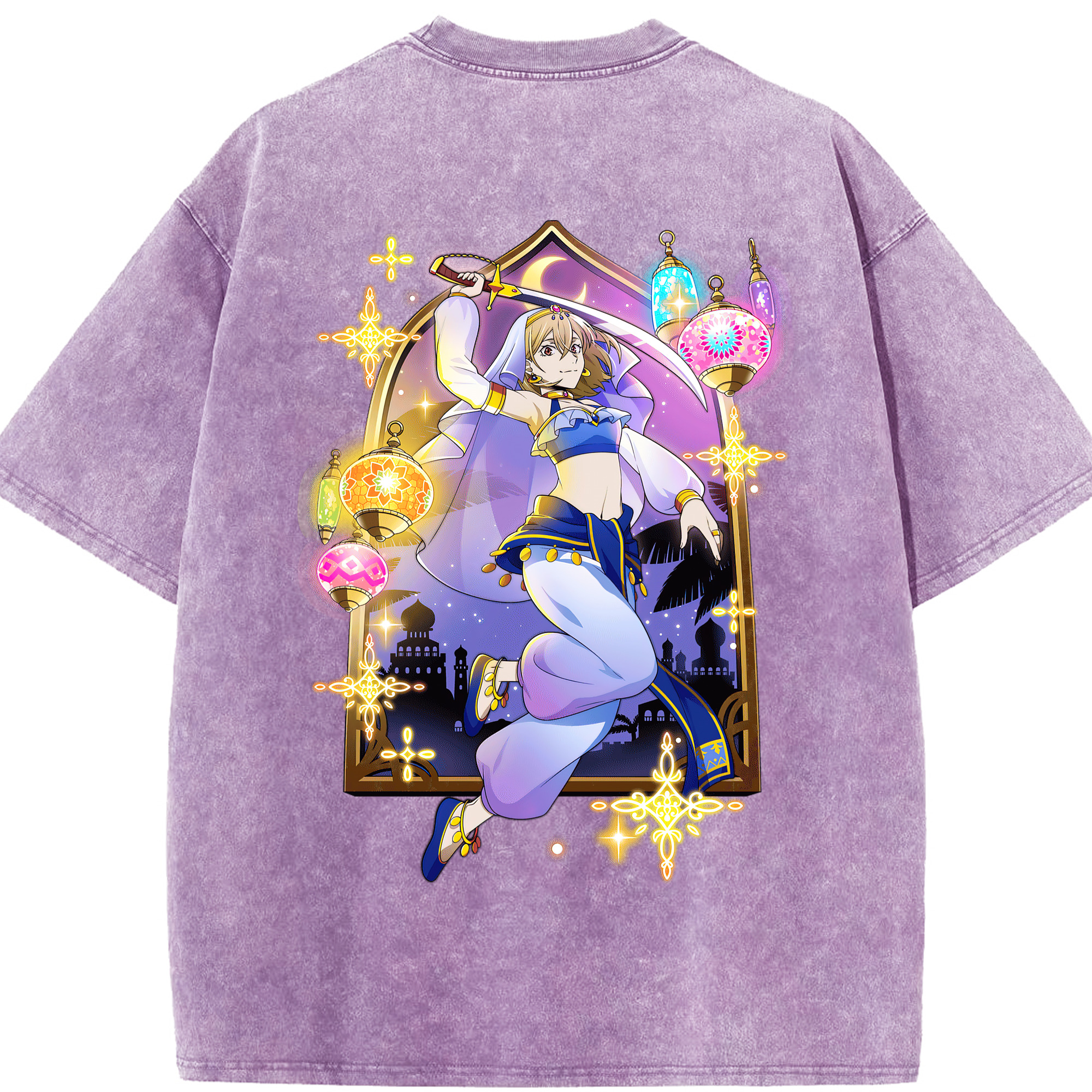 （画像用） 文豪ストレイドッグス Bungo Stray Dogs 綿100% ヴィンテージ風 半袖Tシャツ（背面プリント）