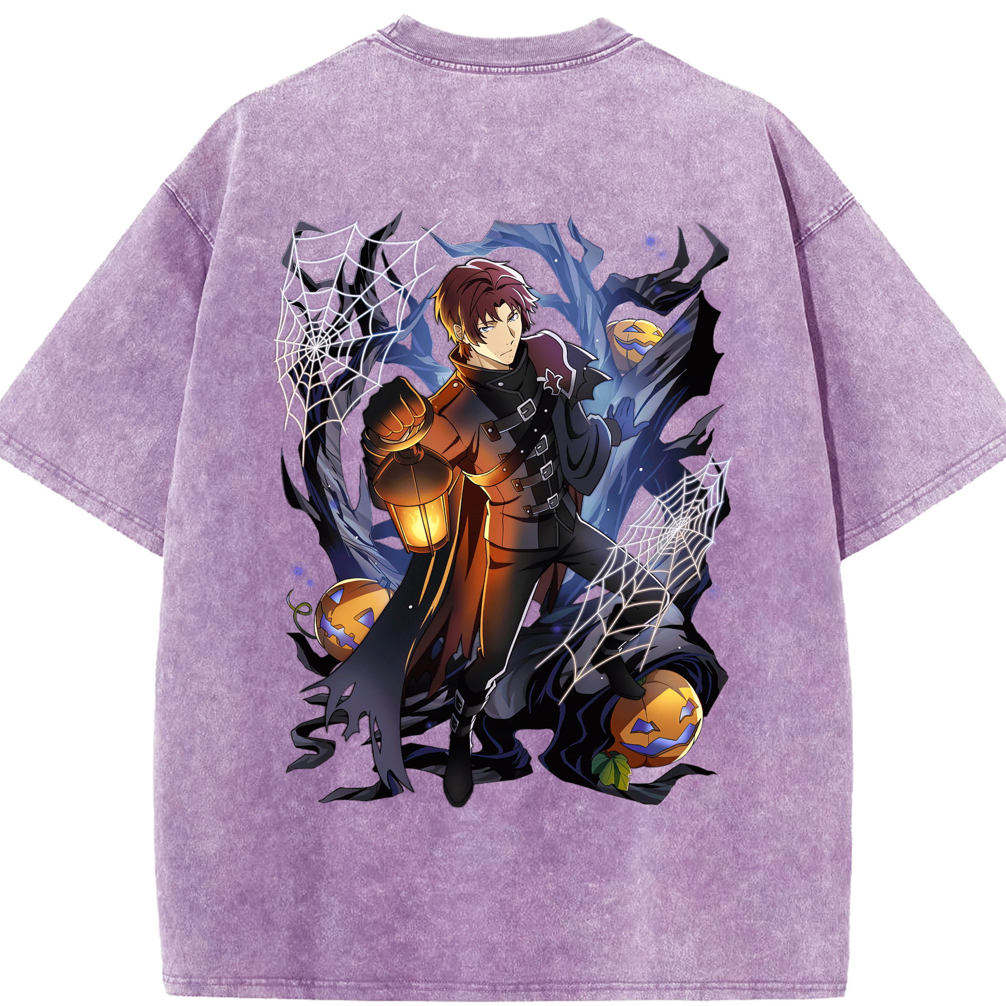 （画像用） 文豪ストレイドッグス Bungo Stray Dogs 綿100% ヴィンテージ風 半袖Tシャツ（背面プリント）