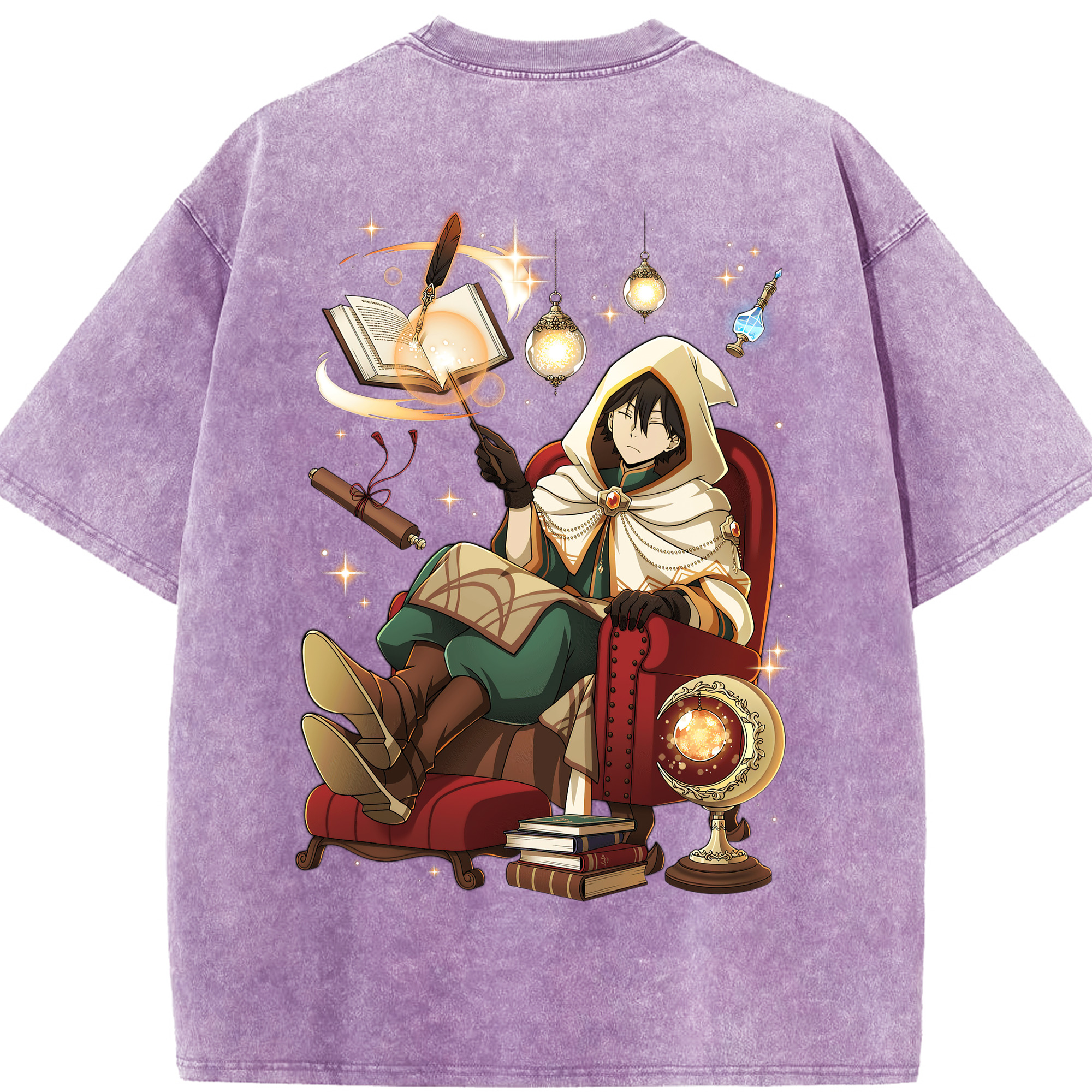 （画像用） 文豪ストレイドッグス Bungo Stray Dogs 綿100% ヴィンテージ風 半袖Tシャツ（背面プリント）