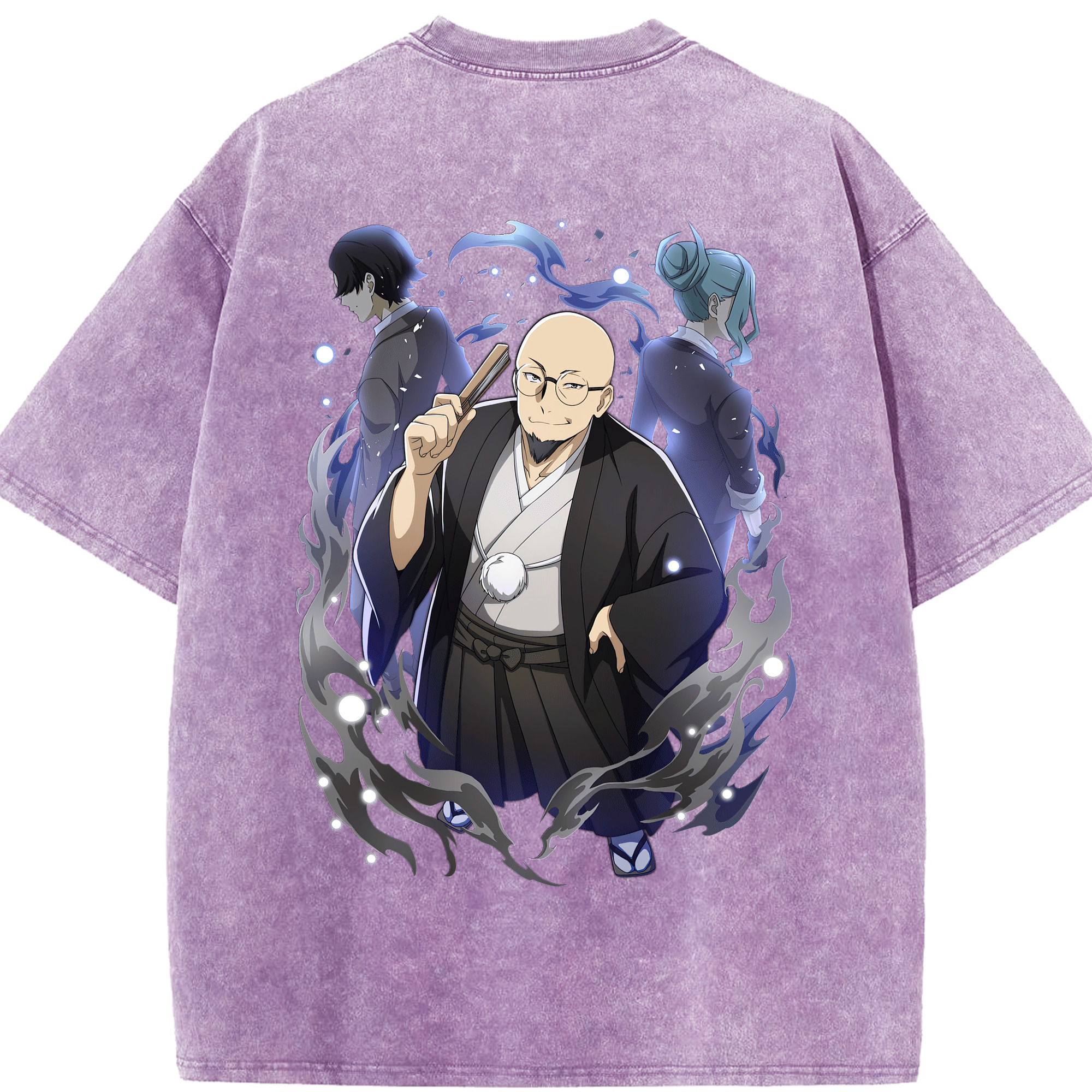 （画像用） 文豪ストレイドッグス Bungo Stray Dogs 綿100% ヴィンテージ風 半袖Tシャツ（背面プリント）