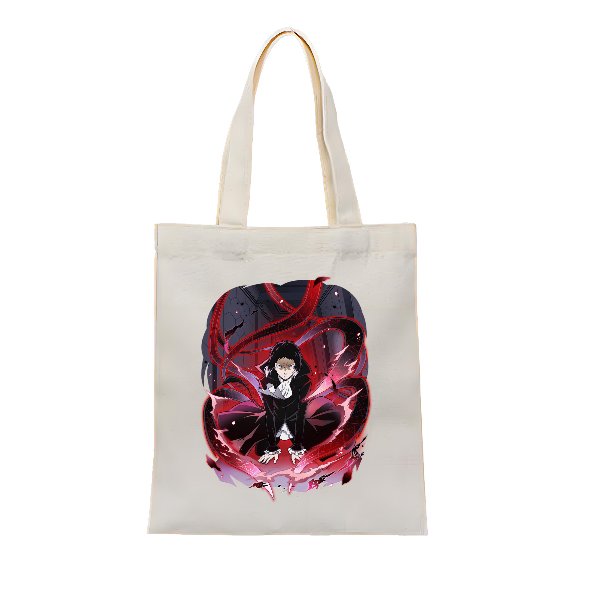 （画像用） 文豪ストレイドッグス Bungo Stray Dogs 縦型キャンバス生地手提げバッグ　トートバッグ