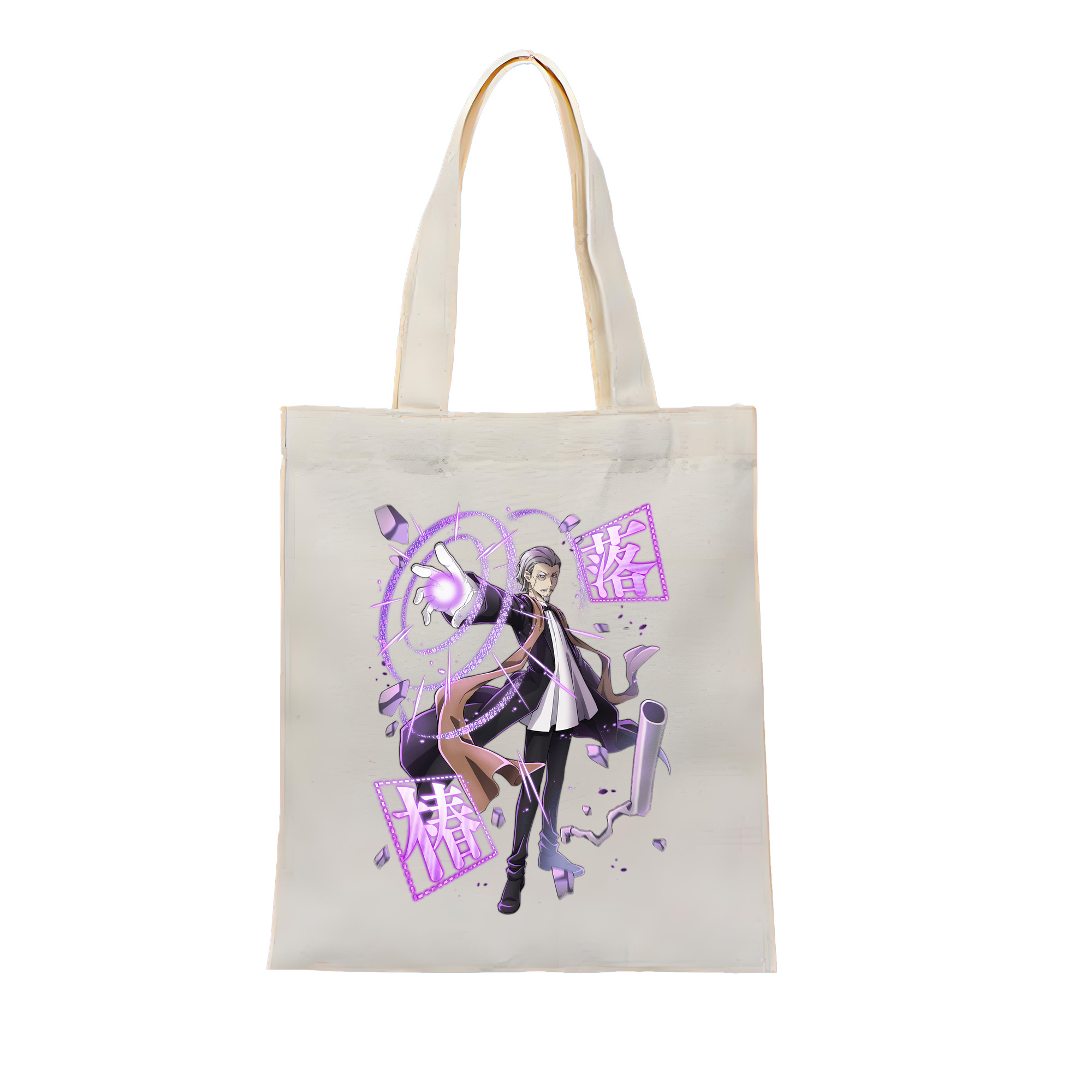 （画像用） 文豪ストレイドッグス Bungo Stray Dogs 縦型キャンバス生地手提げバッグ　トートバッグ