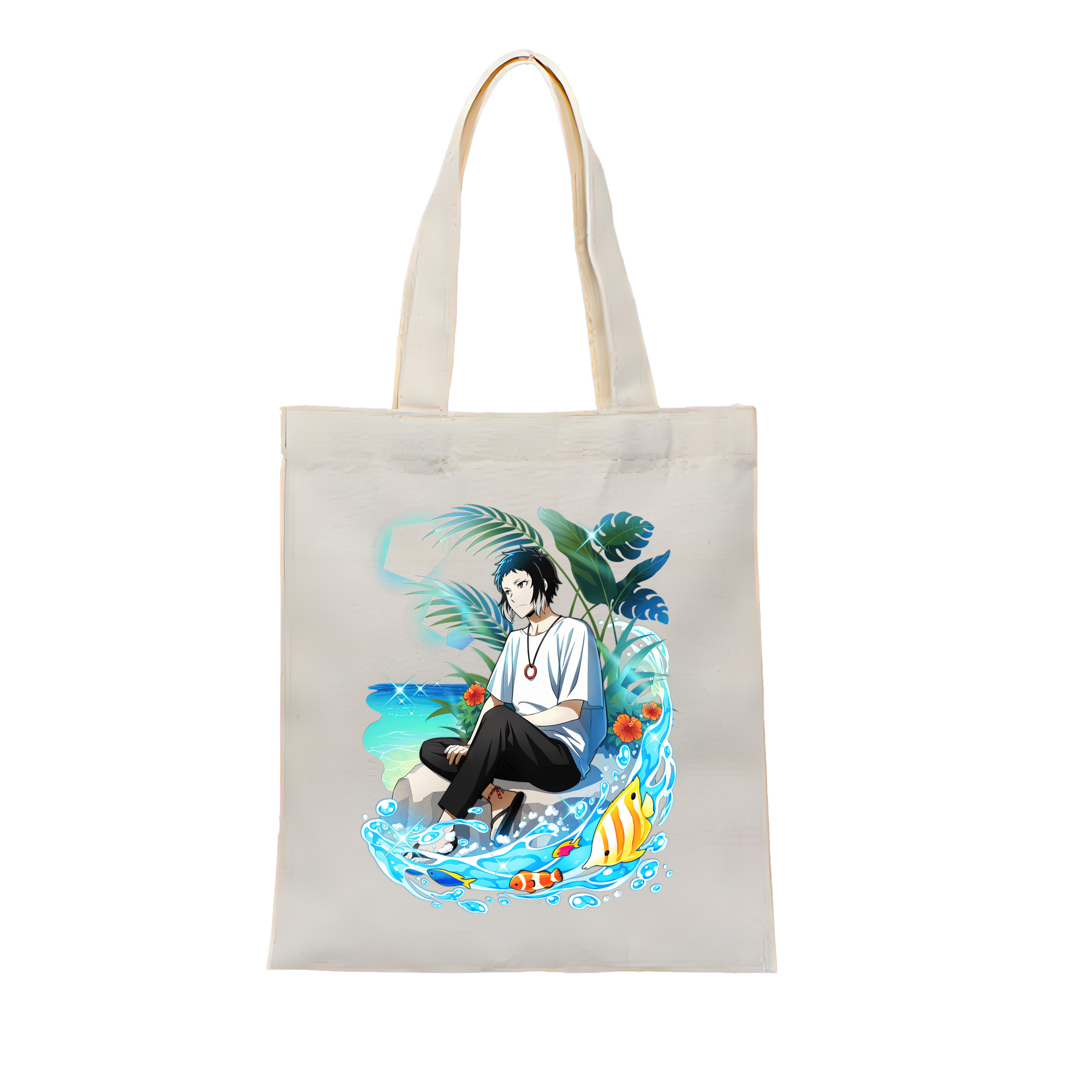 （画像用） 文豪ストレイドッグス Bungo Stray Dogs 縦型キャンバス生地手提げバッグ　トートバッグ