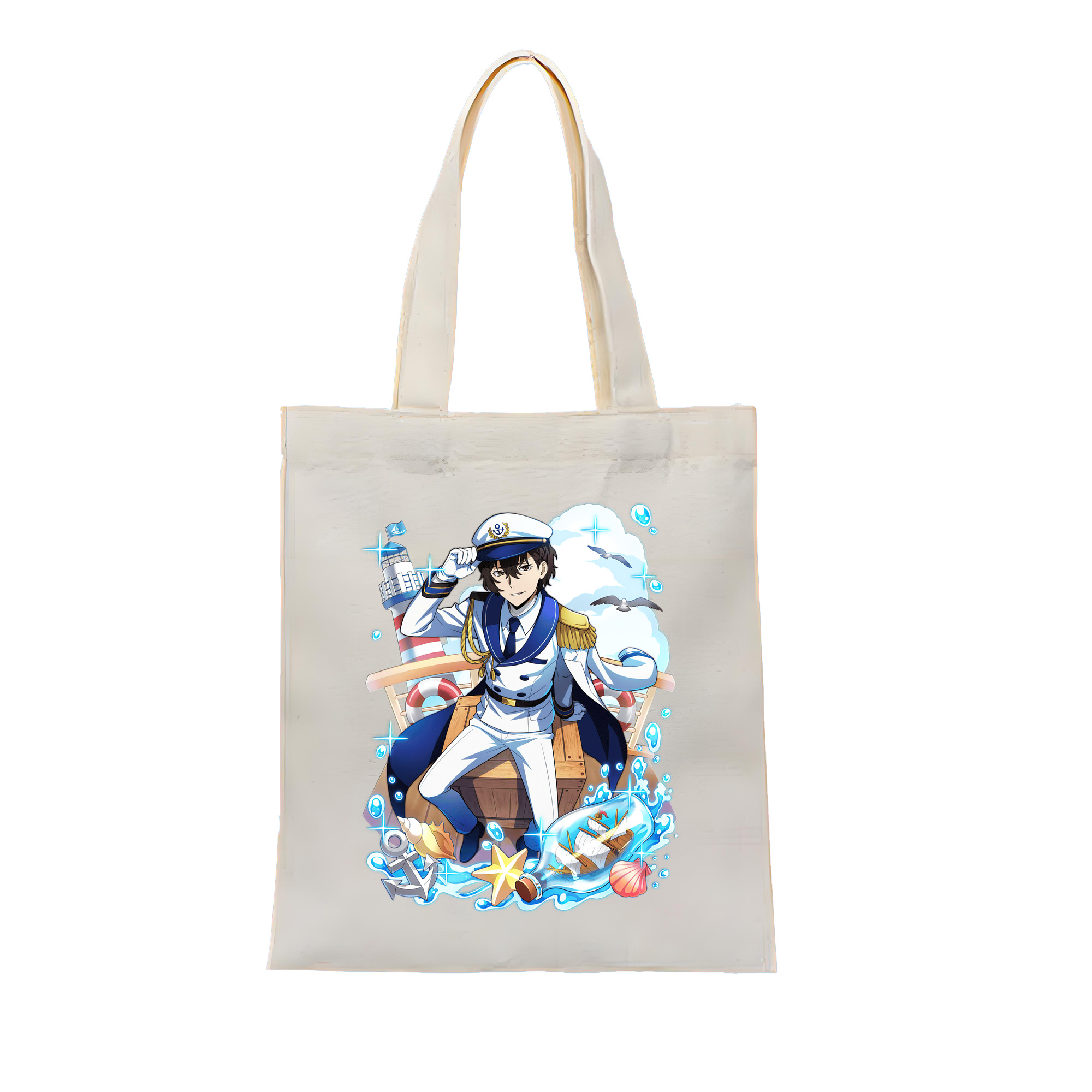 （画像用） 文豪ストレイドッグス Bungo Stray Dogs 縦型キャンバス生地手提げバッグ　トートバッグ