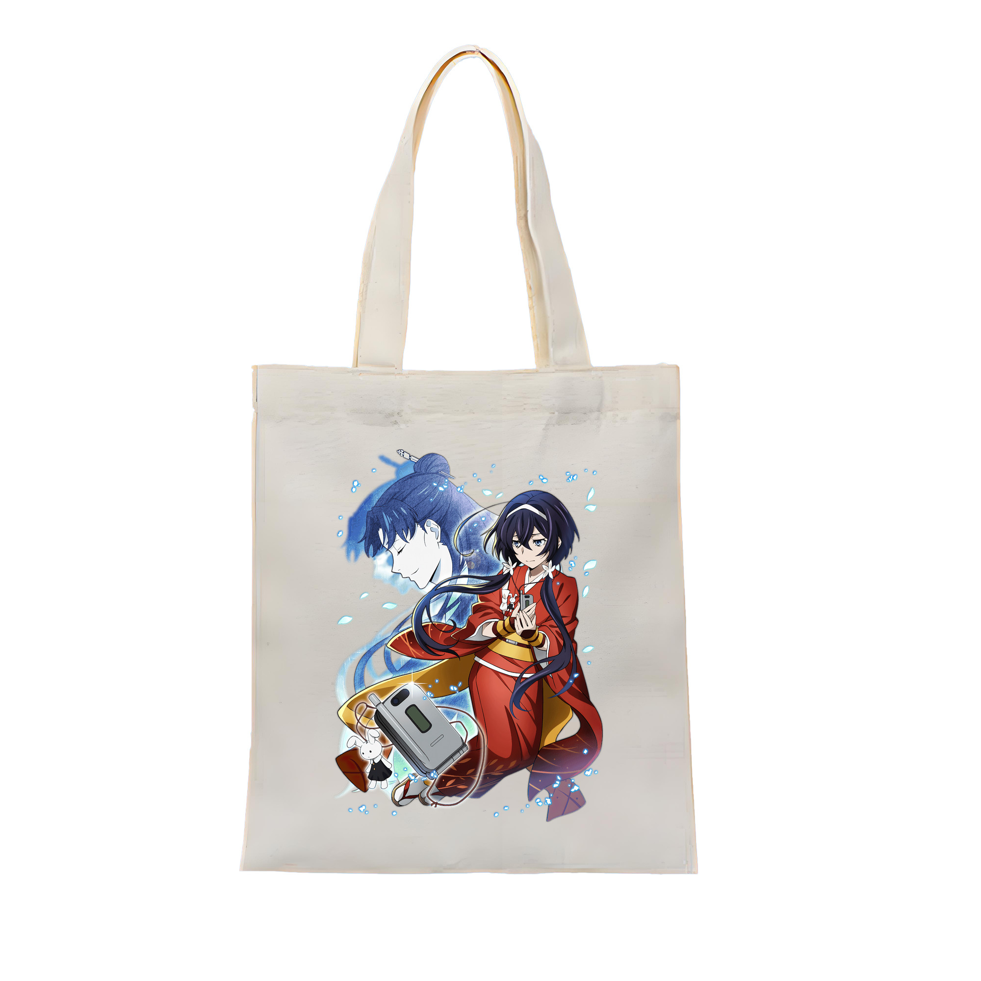 （画像用） 文豪ストレイドッグス Bungo Stray Dogs 縦型キャンバス生地手提げバッグ　トートバッグ