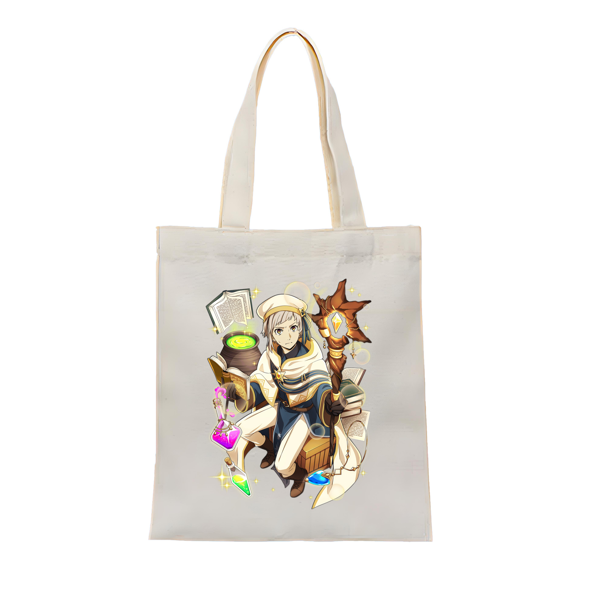 （画像用） 文豪ストレイドッグス Bungo Stray Dogs 縦型キャンバス生地手提げバッグ　トートバッグ
