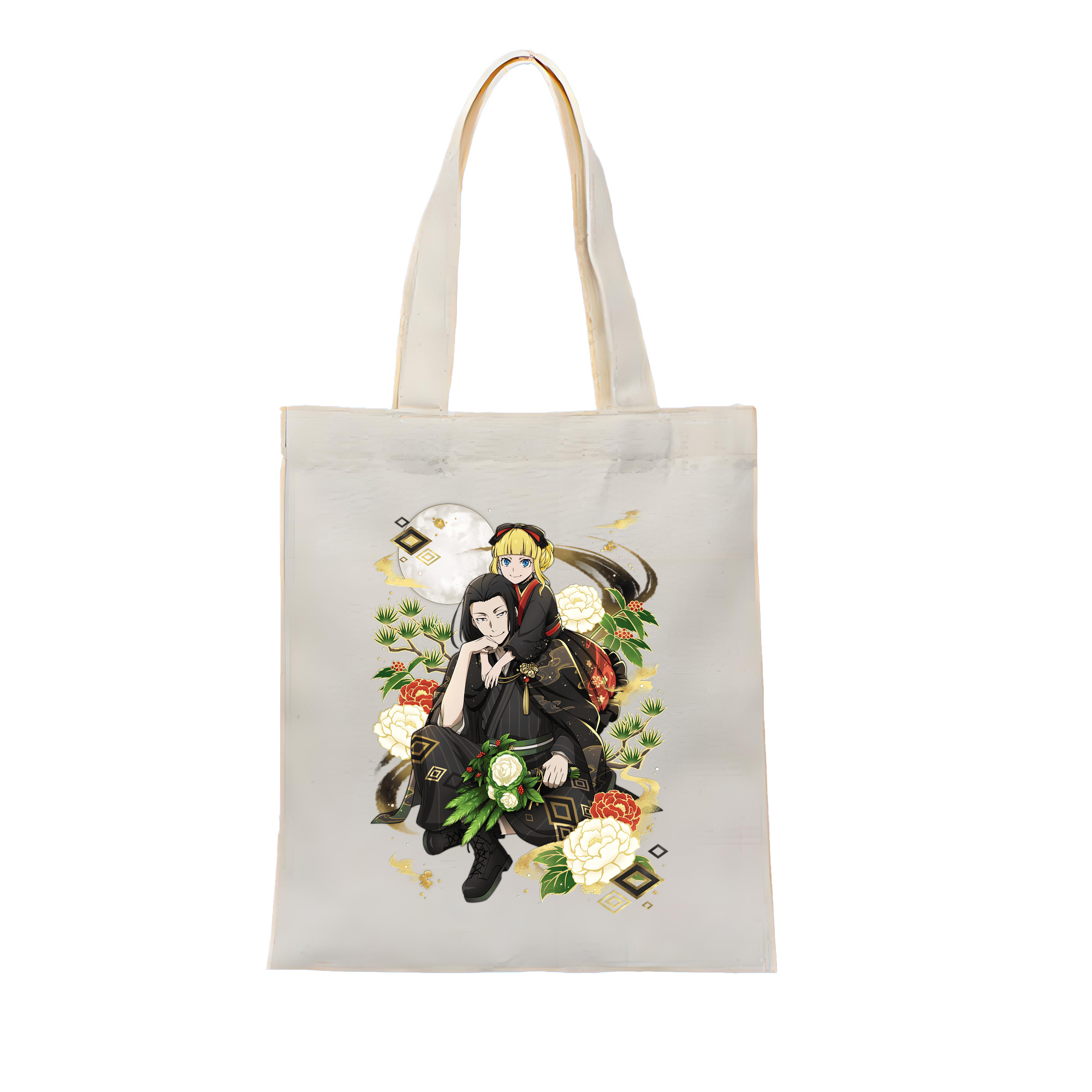（画像用） 文豪ストレイドッグス Bungo Stray Dogs 縦型キャンバス生地手提げバッグ　トートバッグ