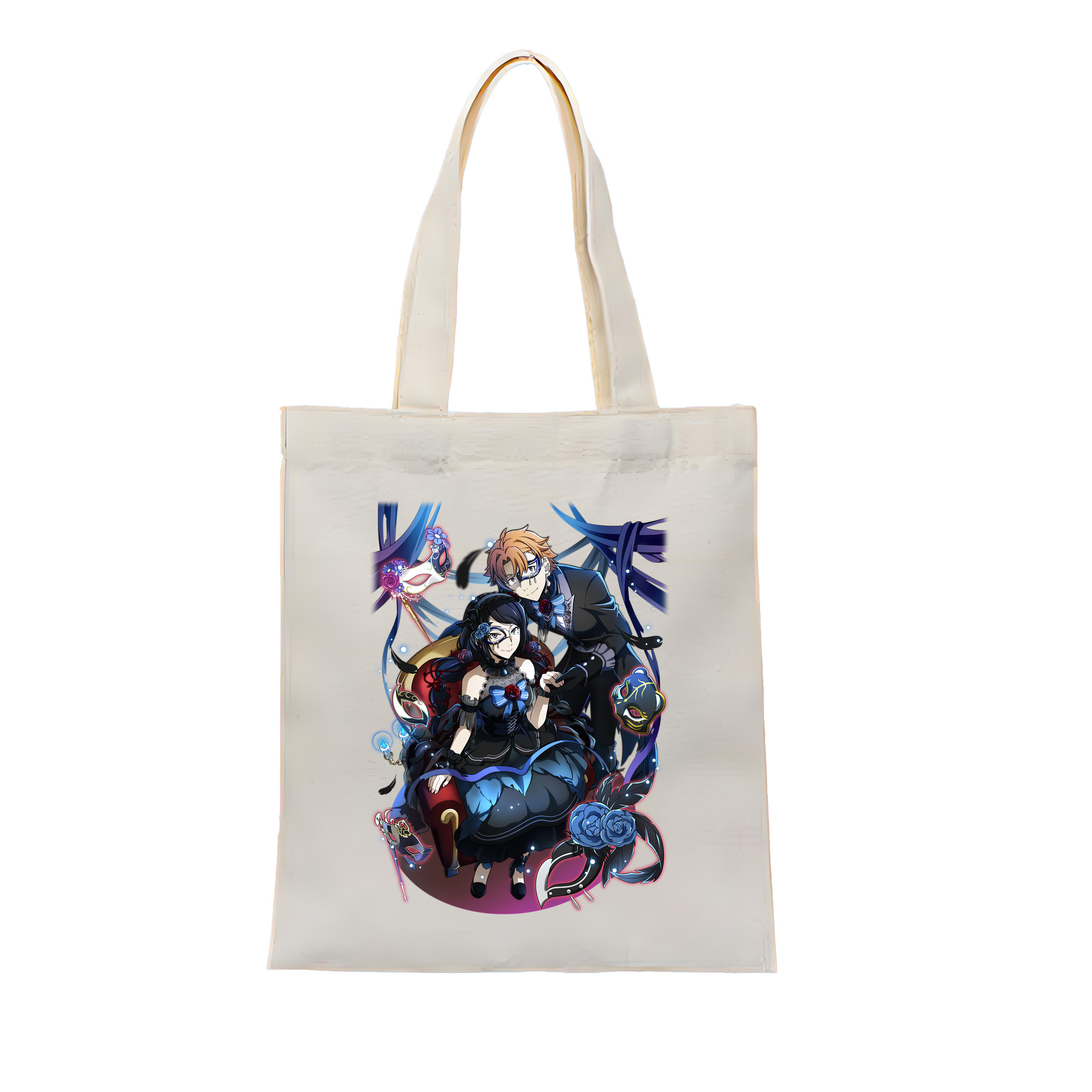 （画像用） 文豪ストレイドッグス Bungo Stray Dogs 縦型キャンバス生地手提げバッグ　トートバッグ