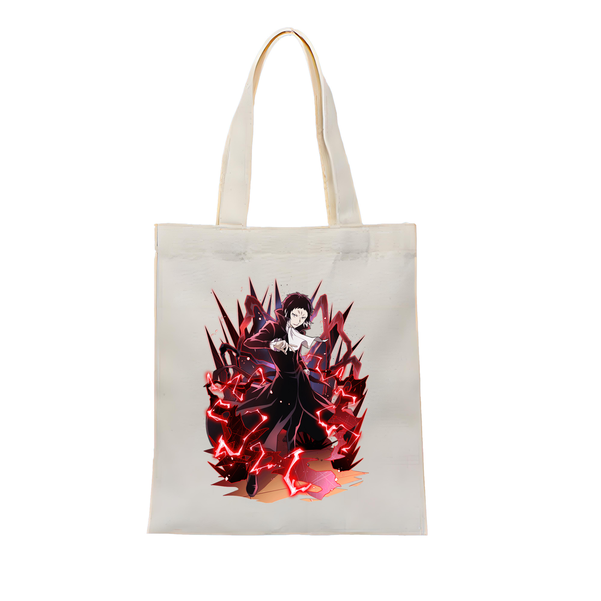 （画像用） 文豪ストレイドッグス Bungo Stray Dogs 縦型キャンバス生地手提げバッグ　トートバッグ