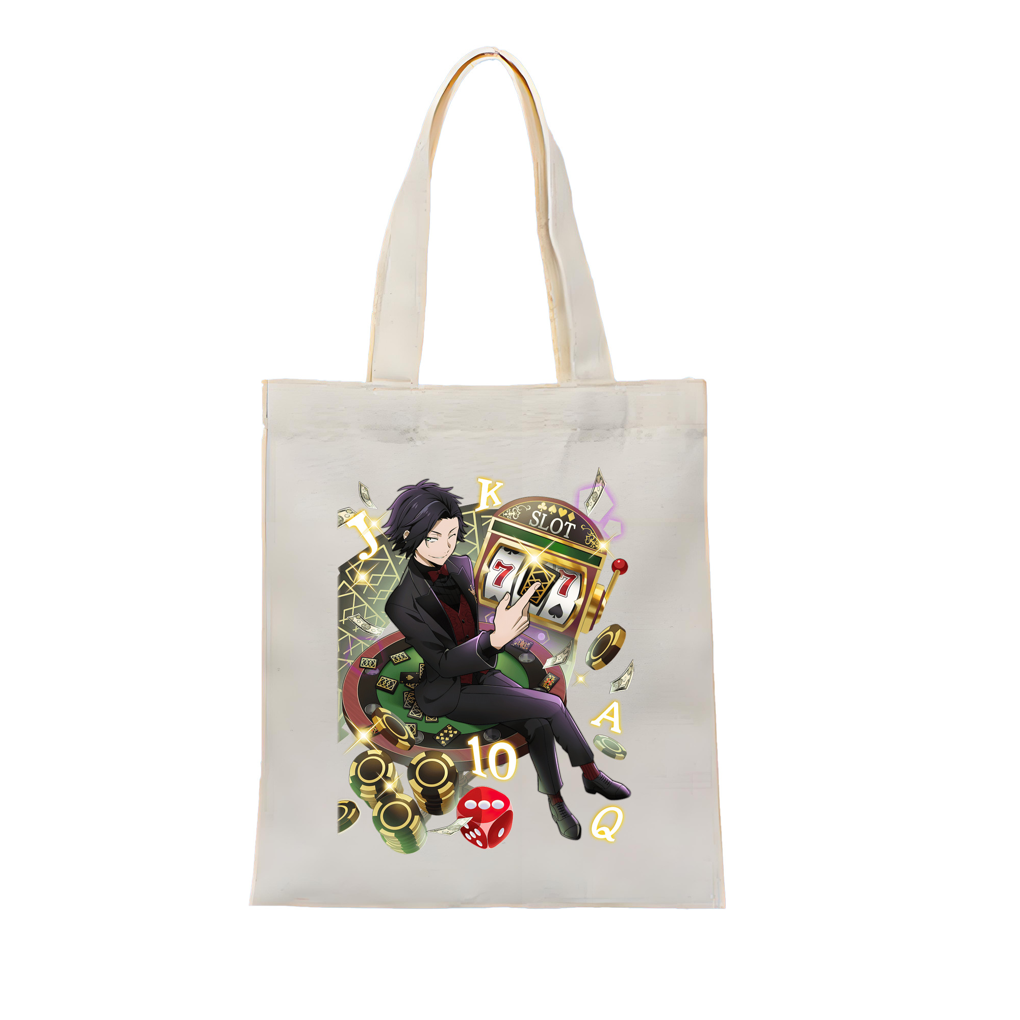（画像用） 文豪ストレイドッグス Bungo Stray Dogs 縦型キャンバス生地手提げバッグ　トートバッグ