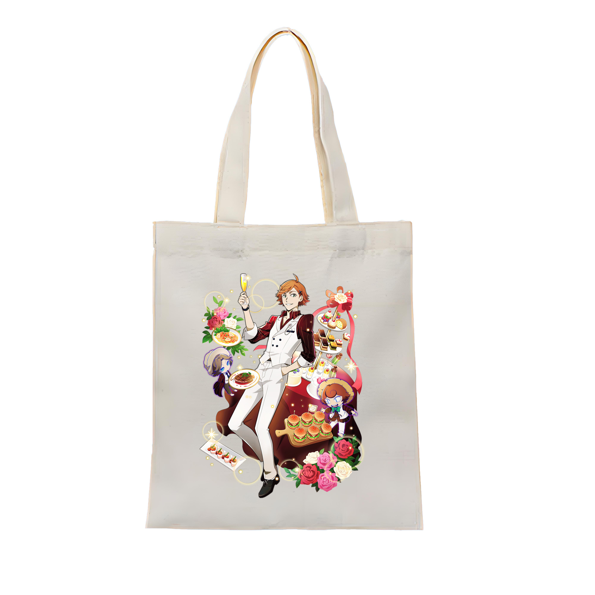 （画像用） 文豪ストレイドッグス Bungo Stray Dogs 縦型キャンバス生地手提げバッグ　トートバッグ