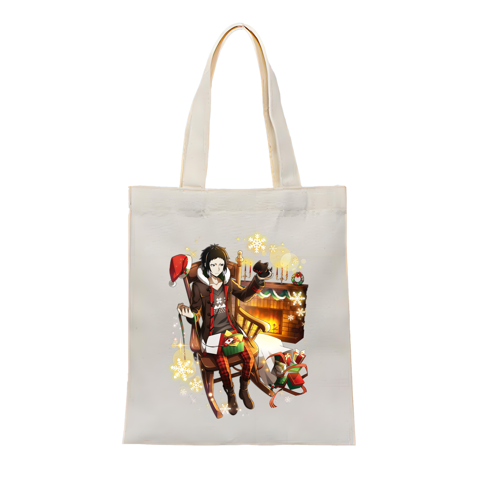 （画像用） 文豪ストレイドッグス Bungo Stray Dogs 縦型キャンバス生地手提げバッグ　トートバッグ