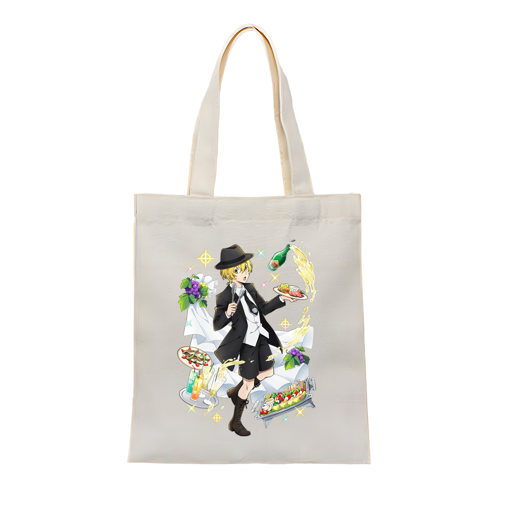 （画像用） 文豪ストレイドッグス Bungo Stray Dogs 縦型キャンバス生地手提げバッグ　トートバッグ
