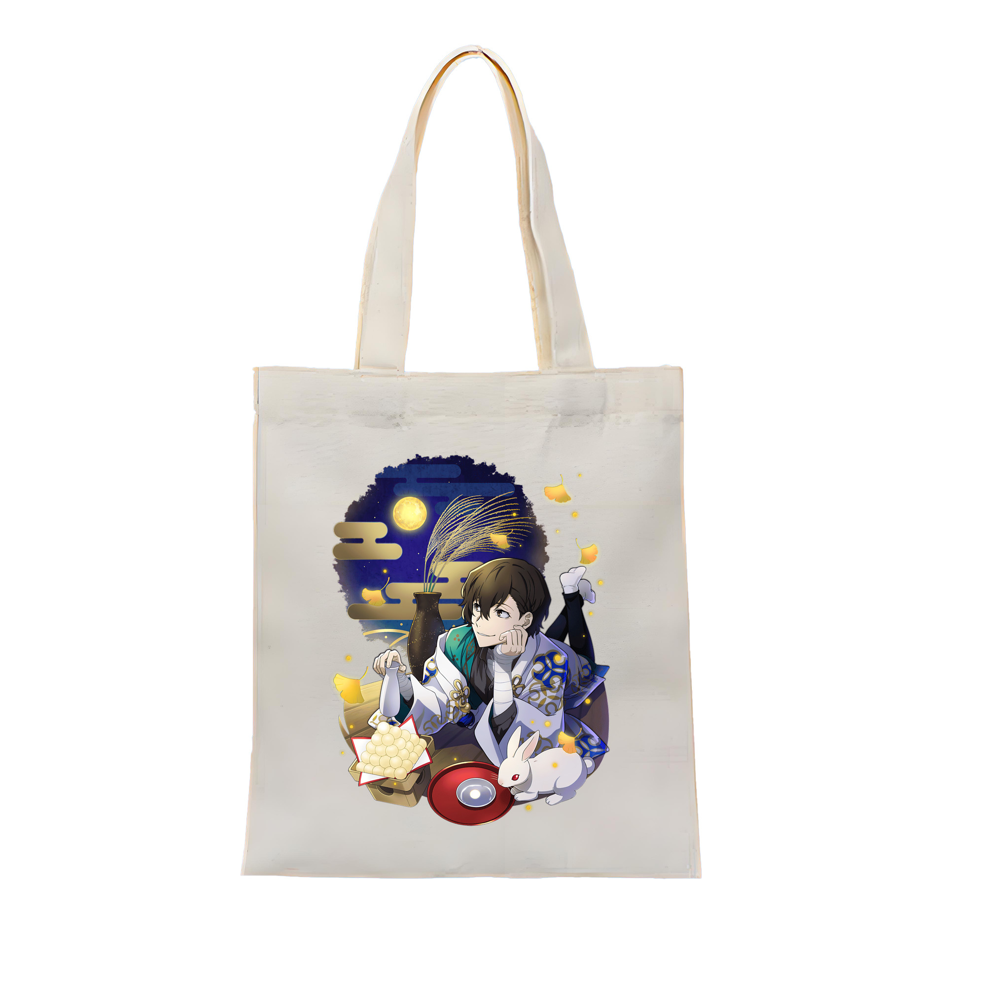 （画像用） 文豪ストレイドッグス Bungo Stray Dogs 縦型キャンバス生地手提げバッグ　トートバッグ