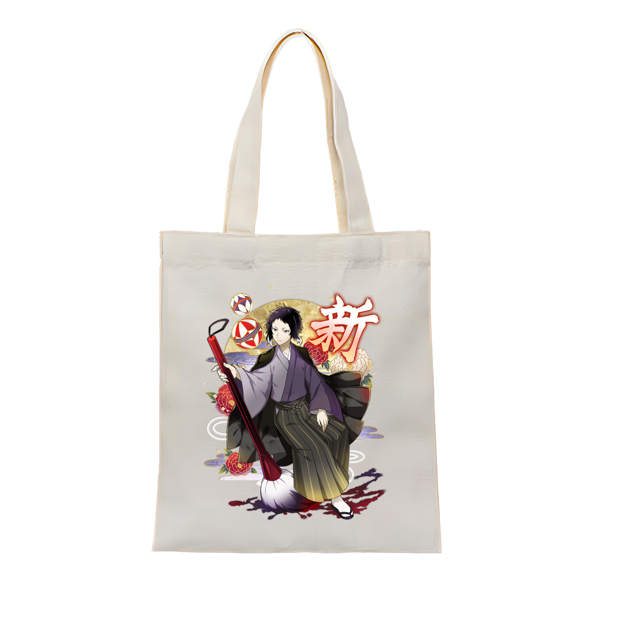 （画像用） 文豪ストレイドッグス Bungo Stray Dogs 縦型キャンバス生地手提げバッグ　トートバッグ