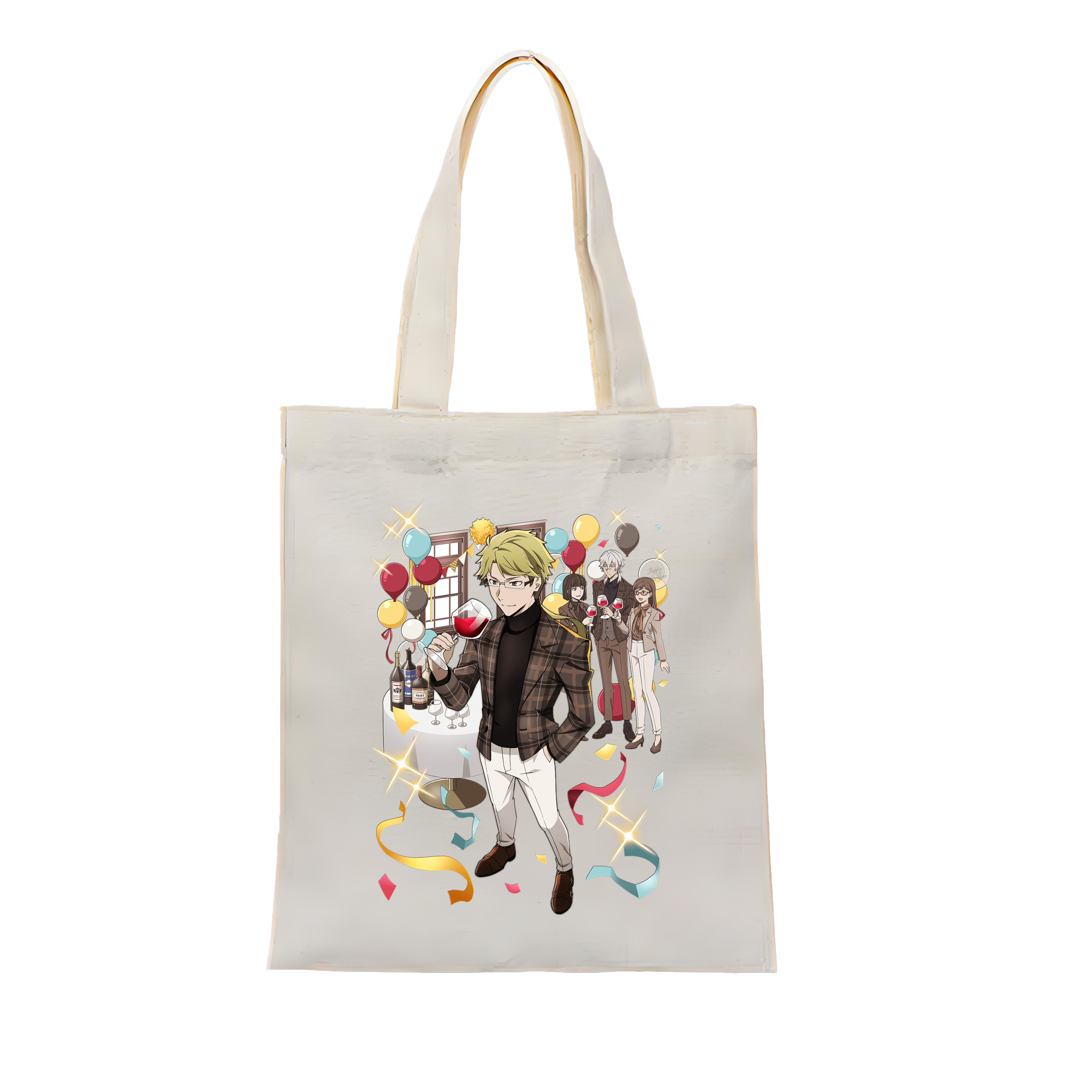 （画像用） 文豪ストレイドッグス Bungo Stray Dogs 縦型キャンバス生地手提げバッグ　トートバッグ