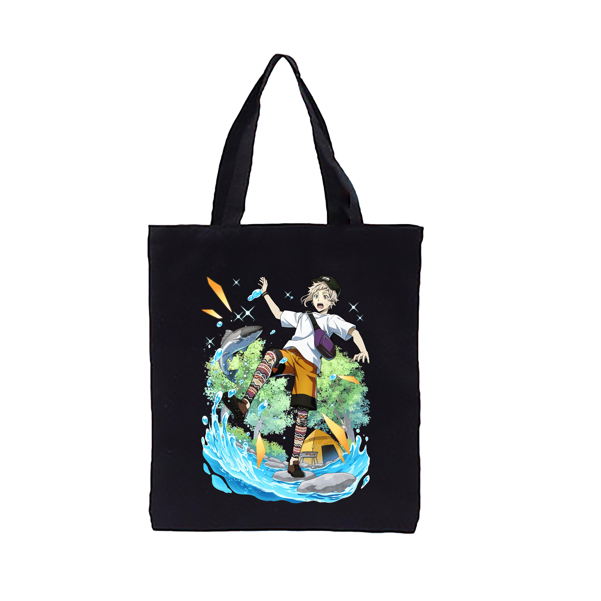 （画像用） 文豪ストレイドッグス Bungo Stray Dogs 縦型キャンバス生地手提げバッグ　トートバッグ