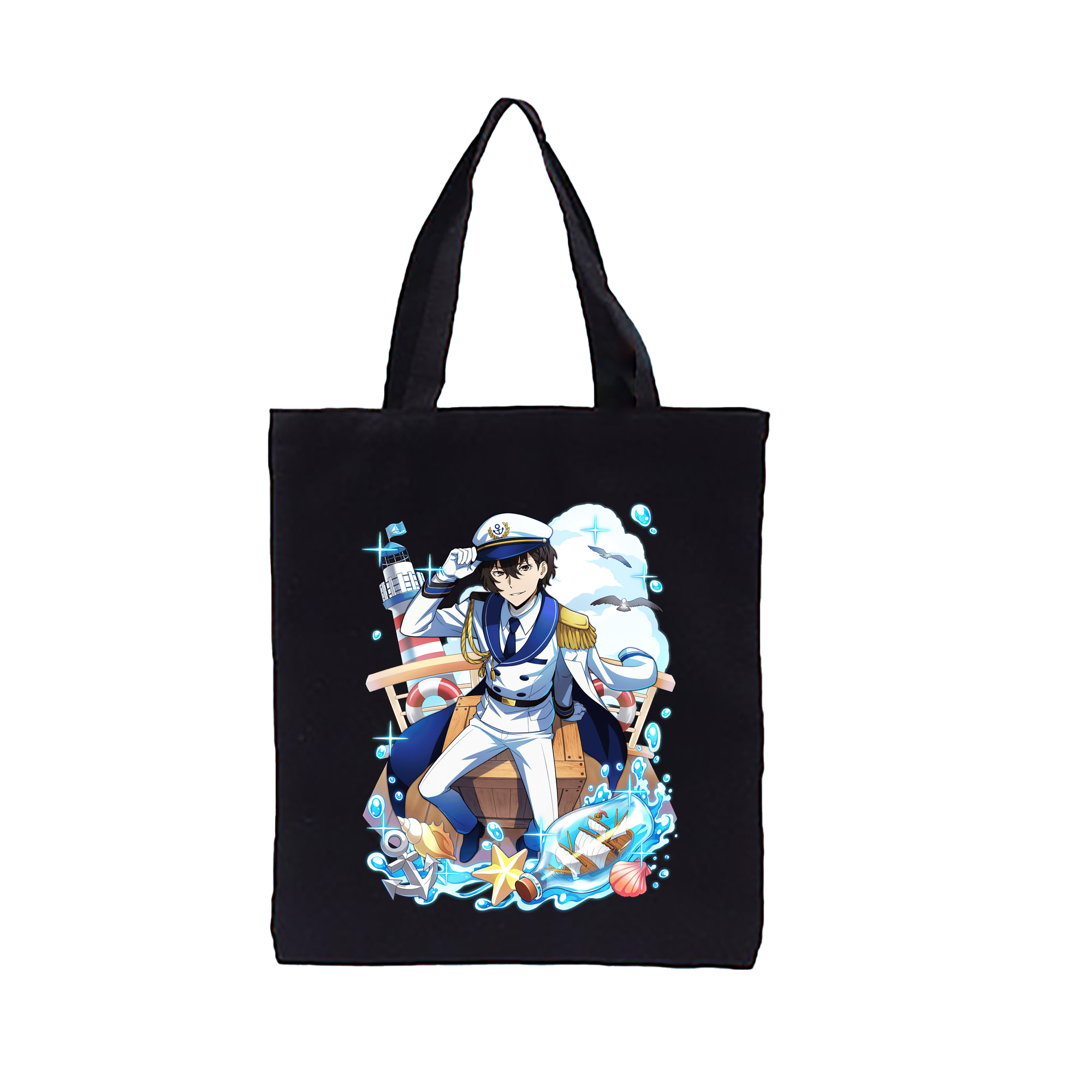 （画像用） 文豪ストレイドッグス Bungo Stray Dogs 縦型キャンバス生地手提げバッグ　トートバッグ