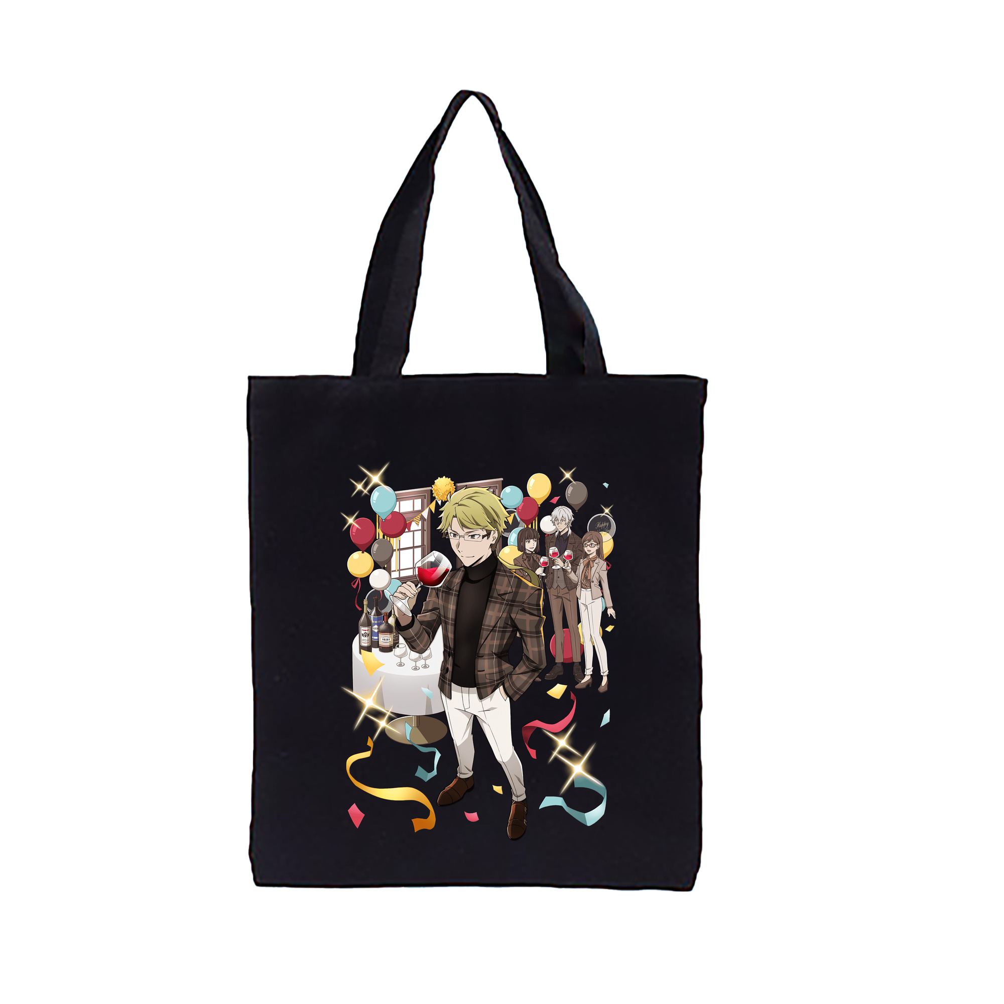 （画像用） 文豪ストレイドッグス Bungo Stray Dogs 縦型キャンバス生地手提げバッグ　トートバッグ