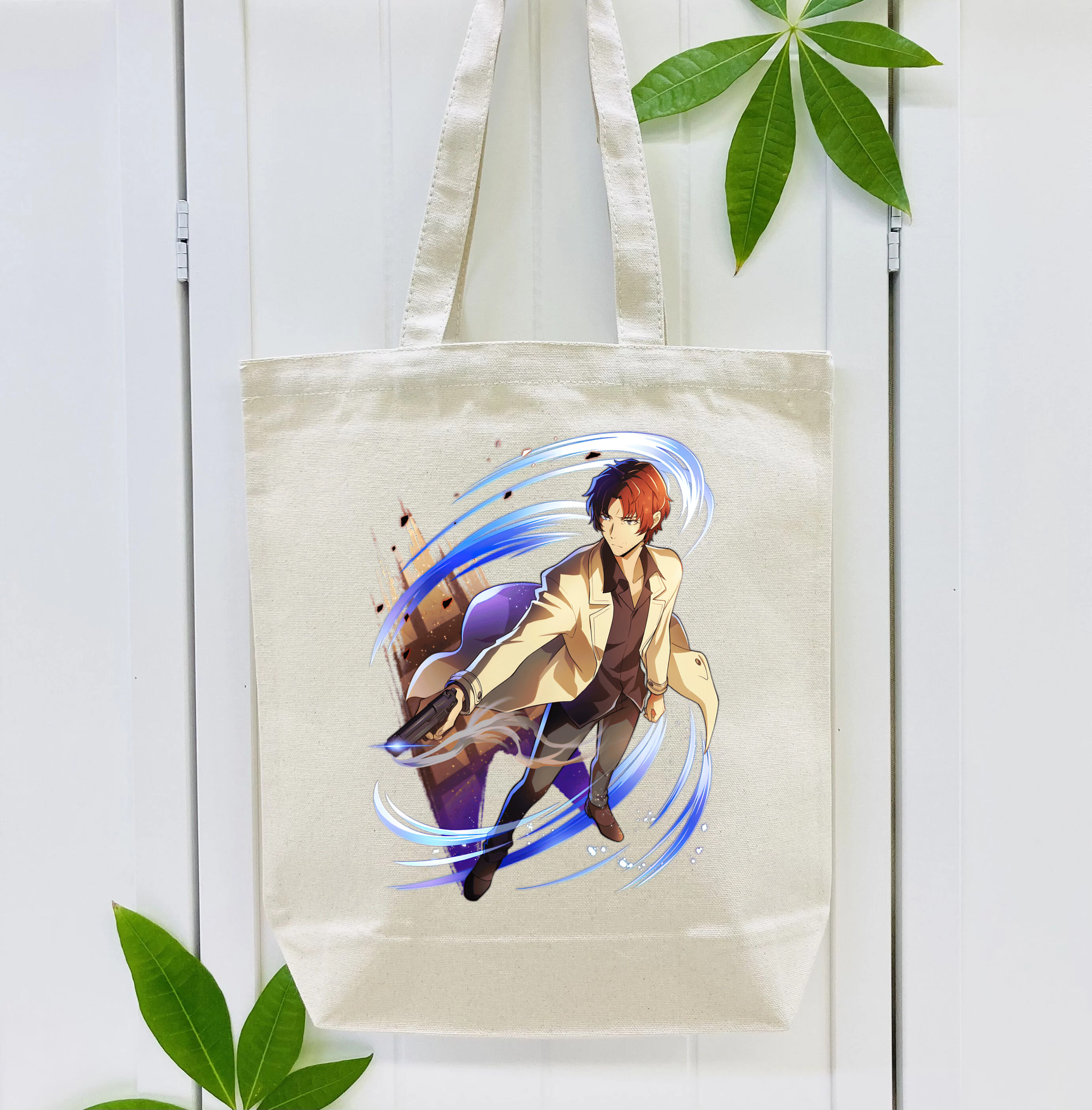 文豪ストレイドッグス Bungo Stray Dogs 縦型キャンバス生地手提げバッグ　トートバッグ
