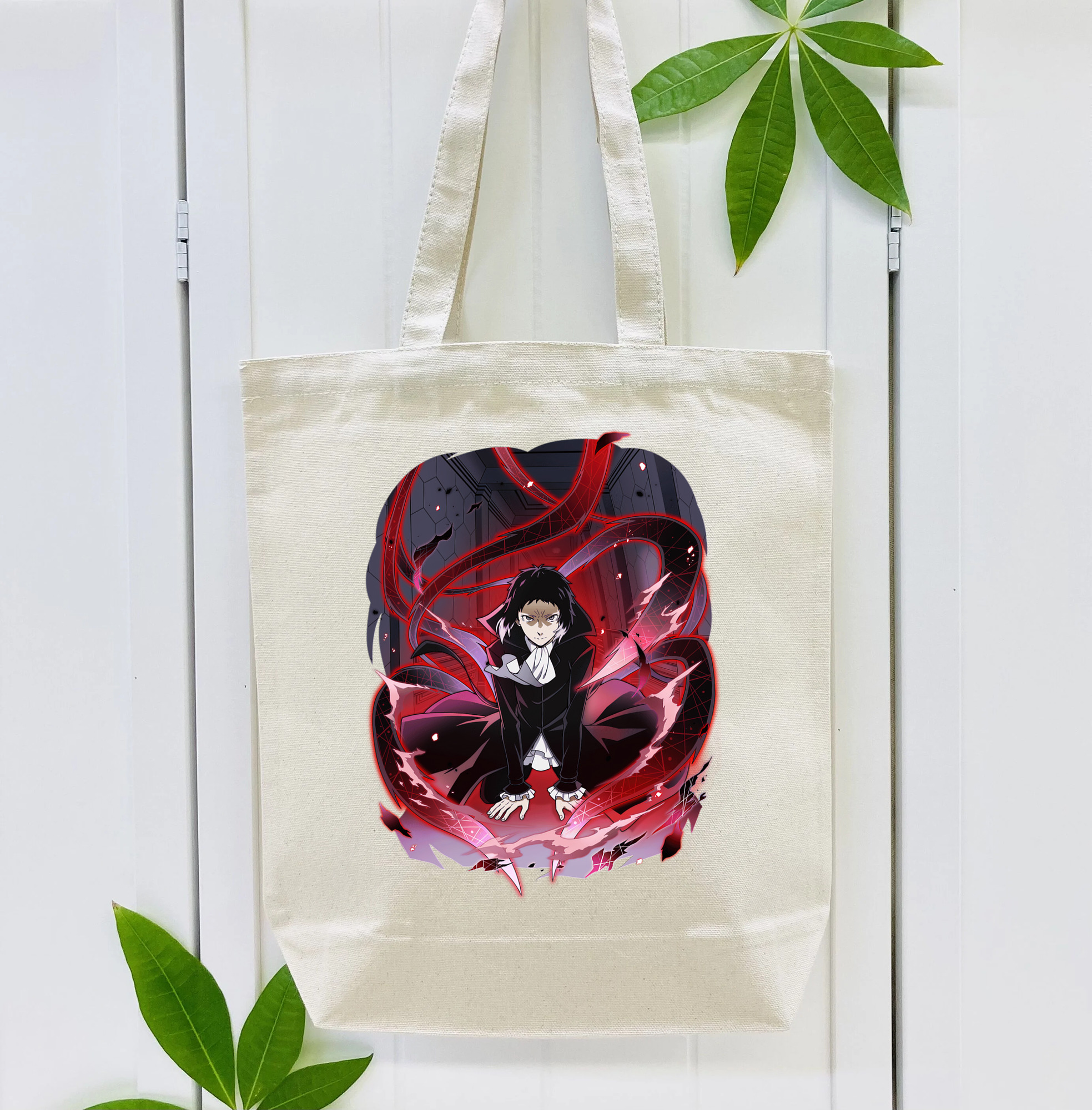 文豪ストレイドッグス Bungo Stray Dogs 縦型キャンバス生地手提げバッグ　トートバッグ